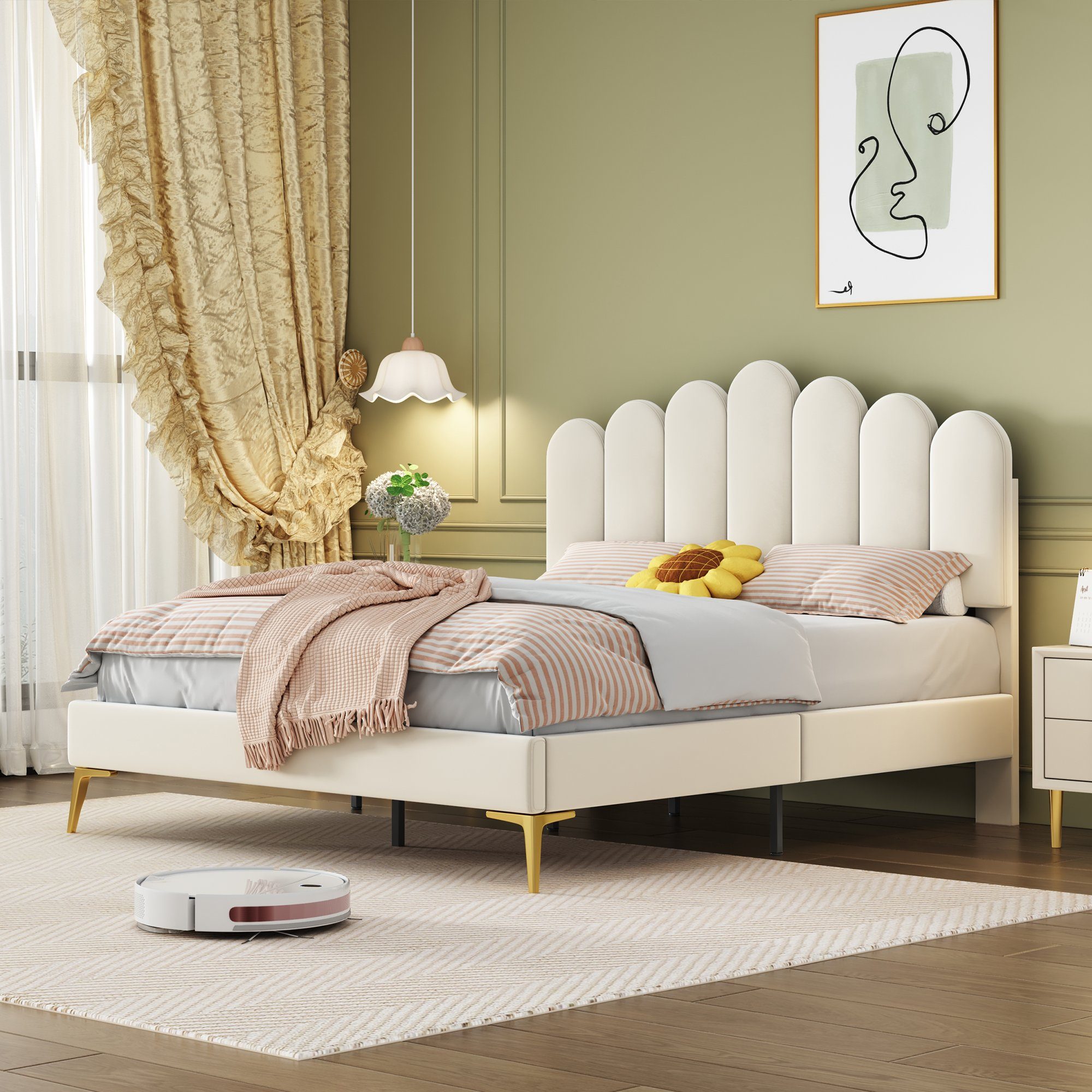 HAUSS SPOLE Polsterbett Polsterbett Funktionsbett Bettrahmen günstig online kaufen