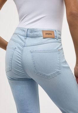 ANGELS Straight-Jeans Jeans Cici Crop Word mit Strasssteinen