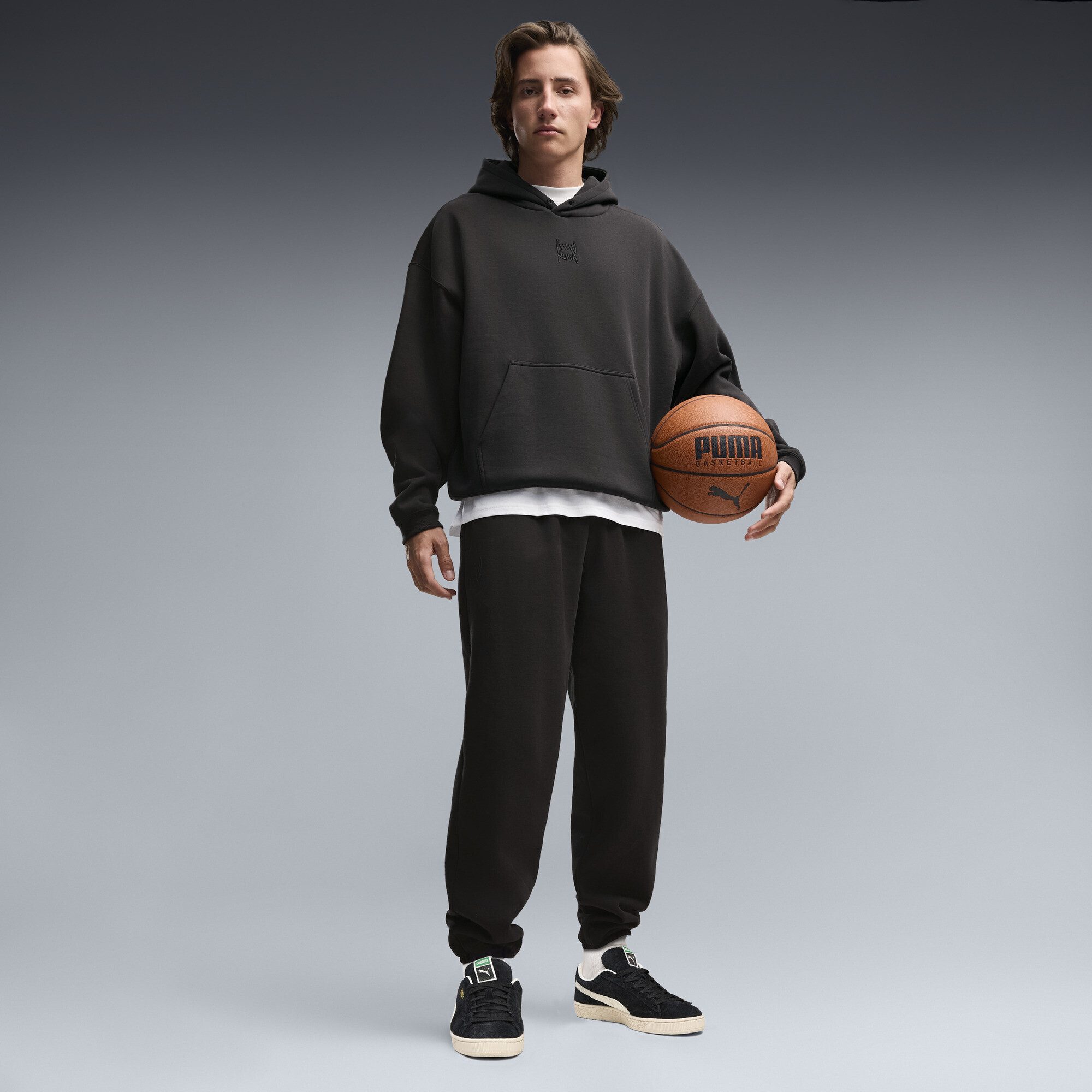 PUMA Sporthose Funtals Fleece-Basketballjogginghose Herren