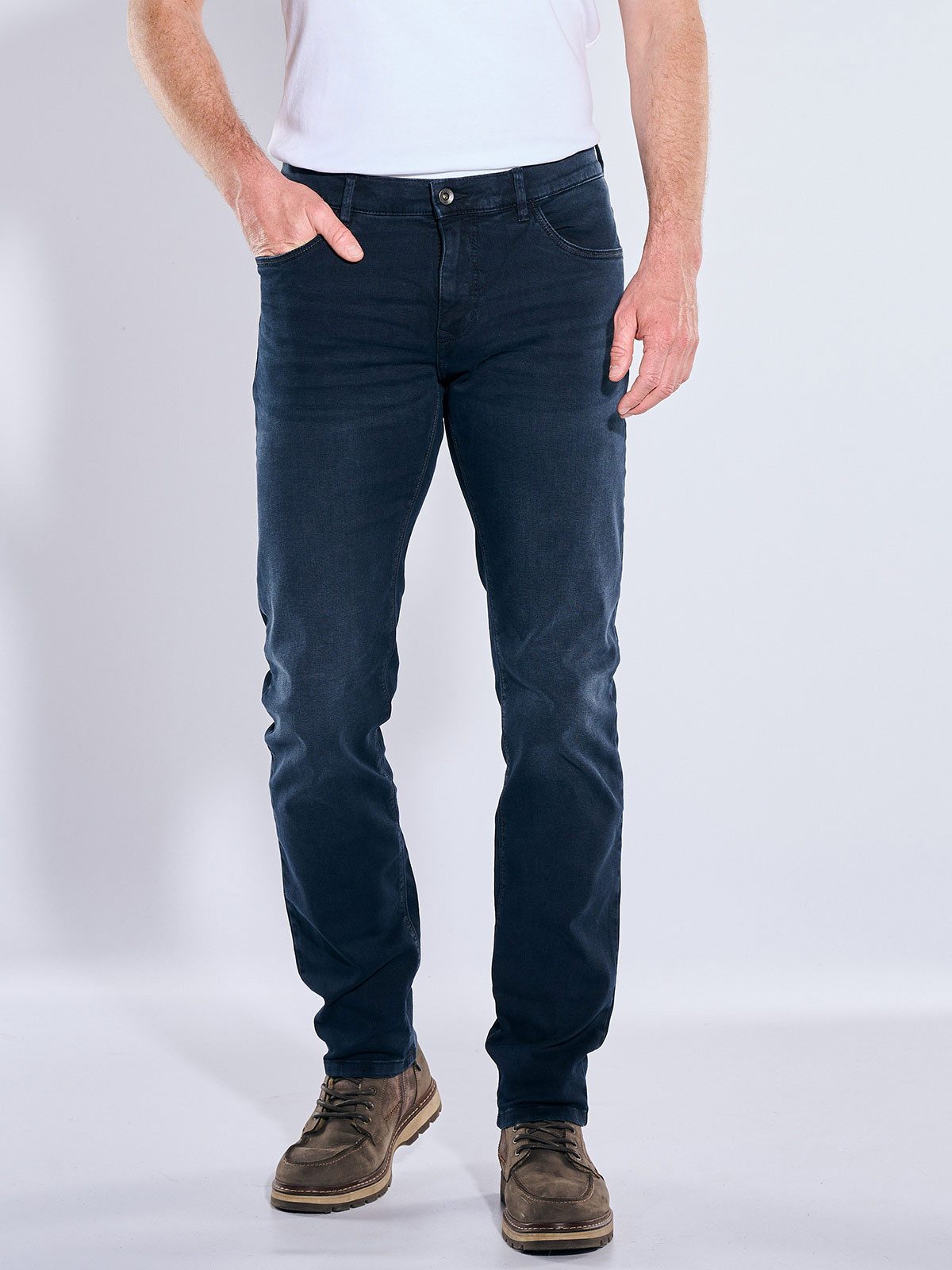Engbers Stretch-Jeans Herren Jeans 5-Pocket Superstretch, Saphirblau