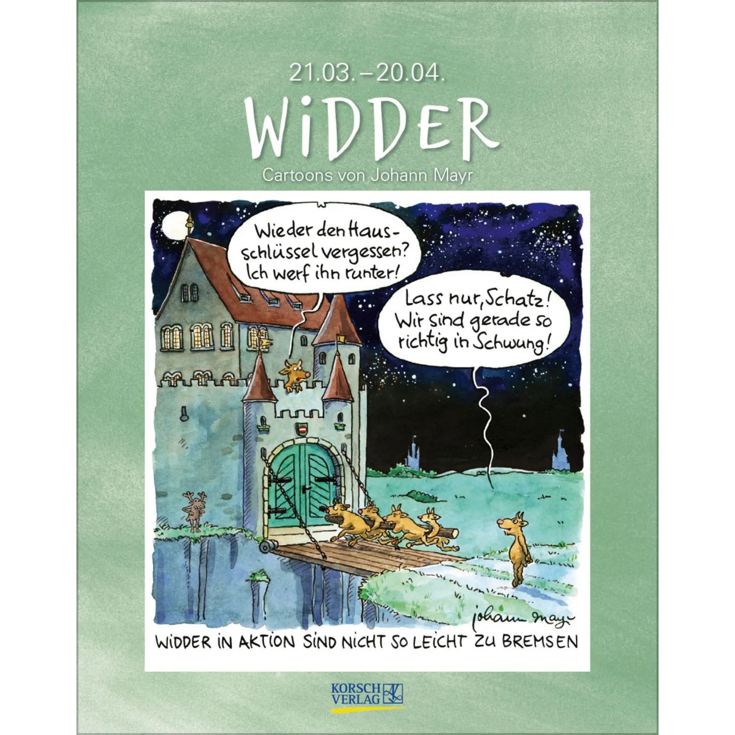 Korsch Verlag Wandkalender Widder 2027