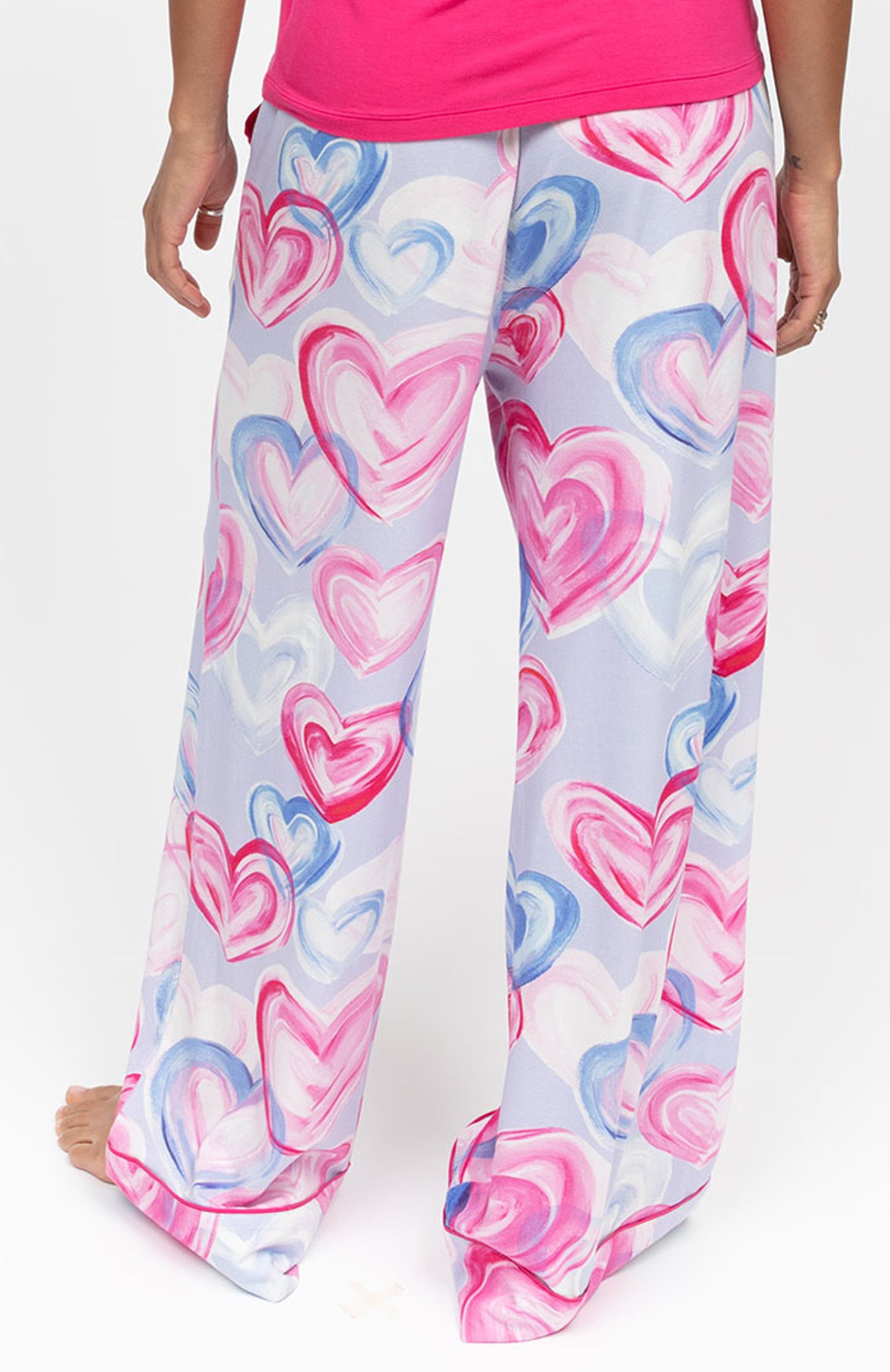 Cyberjammies Pyjamahose Damen Schlafanzughose (1-tlg) Herzen Design