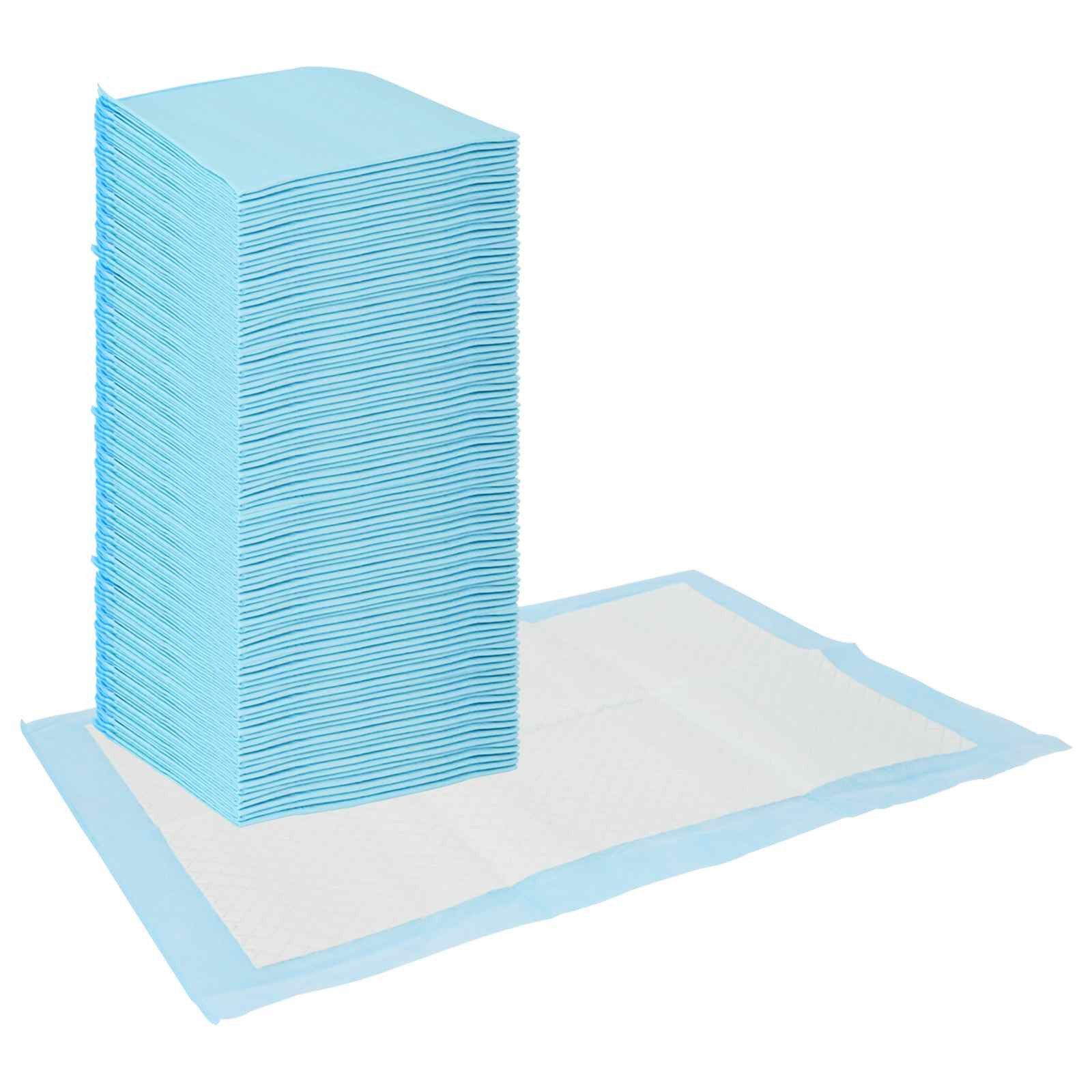 vidaXL Hundetoilette Vliesstoff Haustier Trainingspad 100 stk. Blau und Weiß