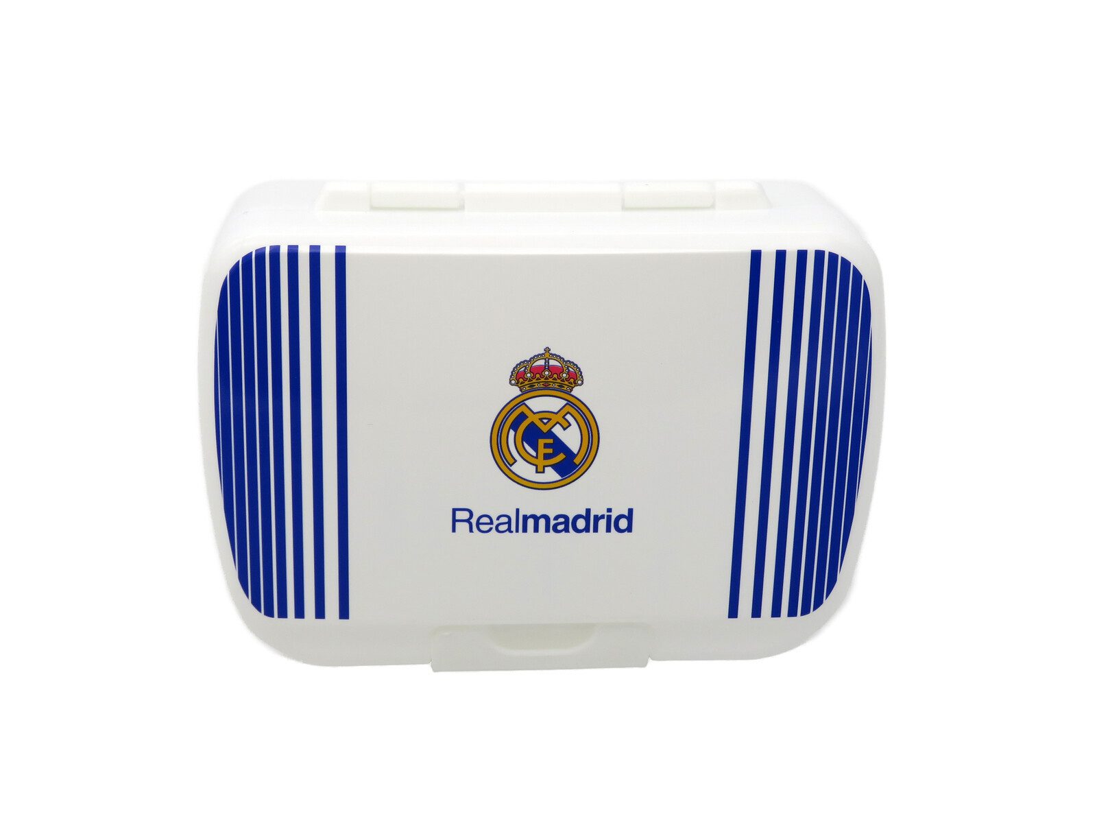 Real Madrid Lunchbox - Brotdose 16 × 12 × 5,5 cm für Schule, Kindergarten und Unterwegs, Kunststoff, (1-tlg)