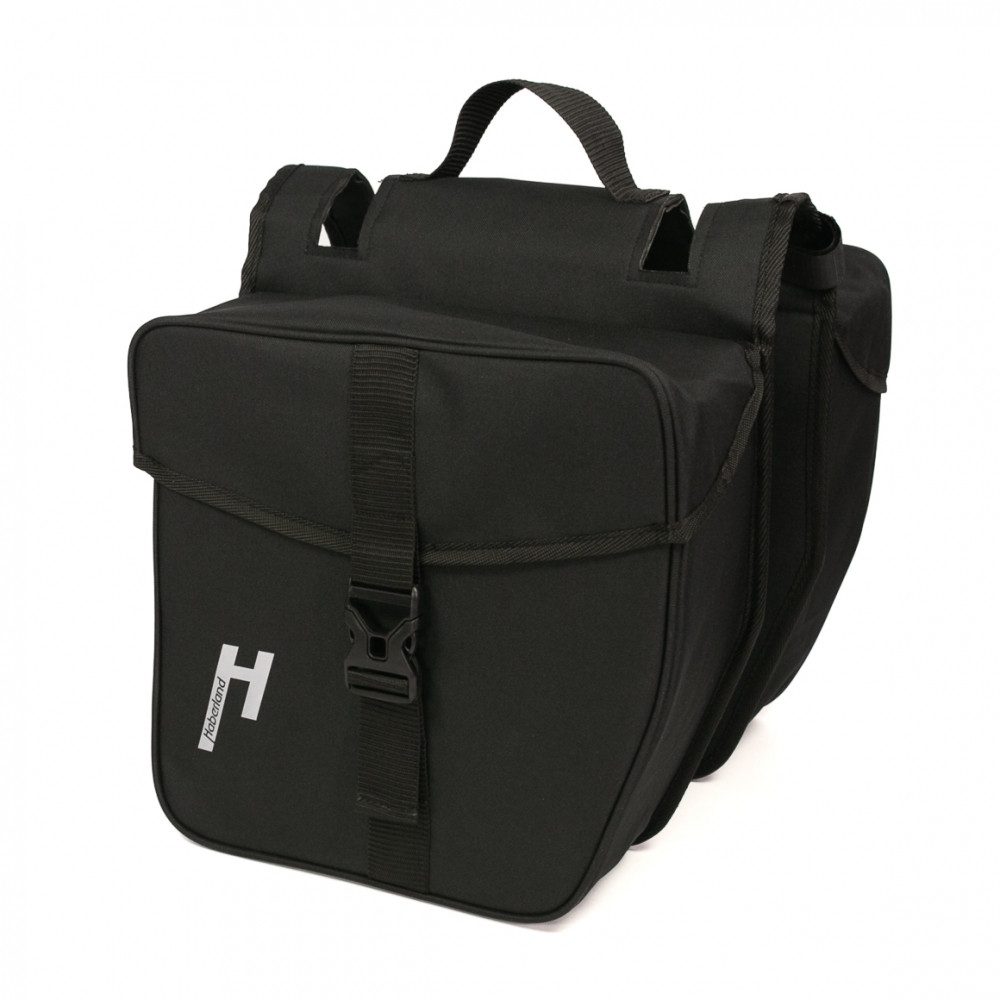 Haberland Fahrradtasche Haberland Doppeltasche E-Bike schwarz 31x12x31cm 25l