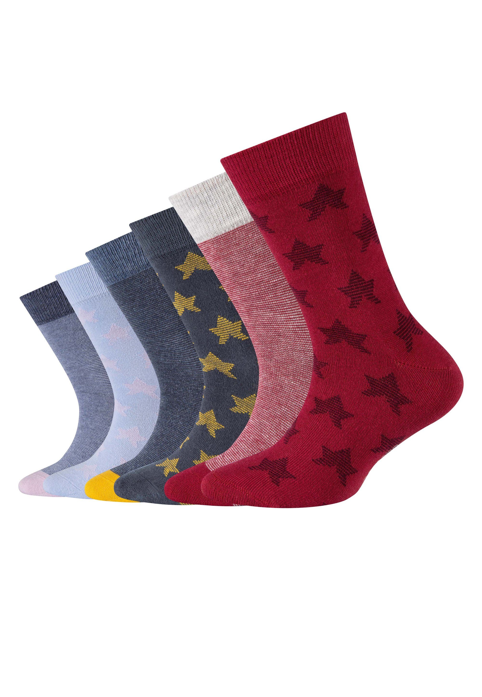 Camano Socken ca-soft organic (6-Paar) Pack 6er rosa cotton