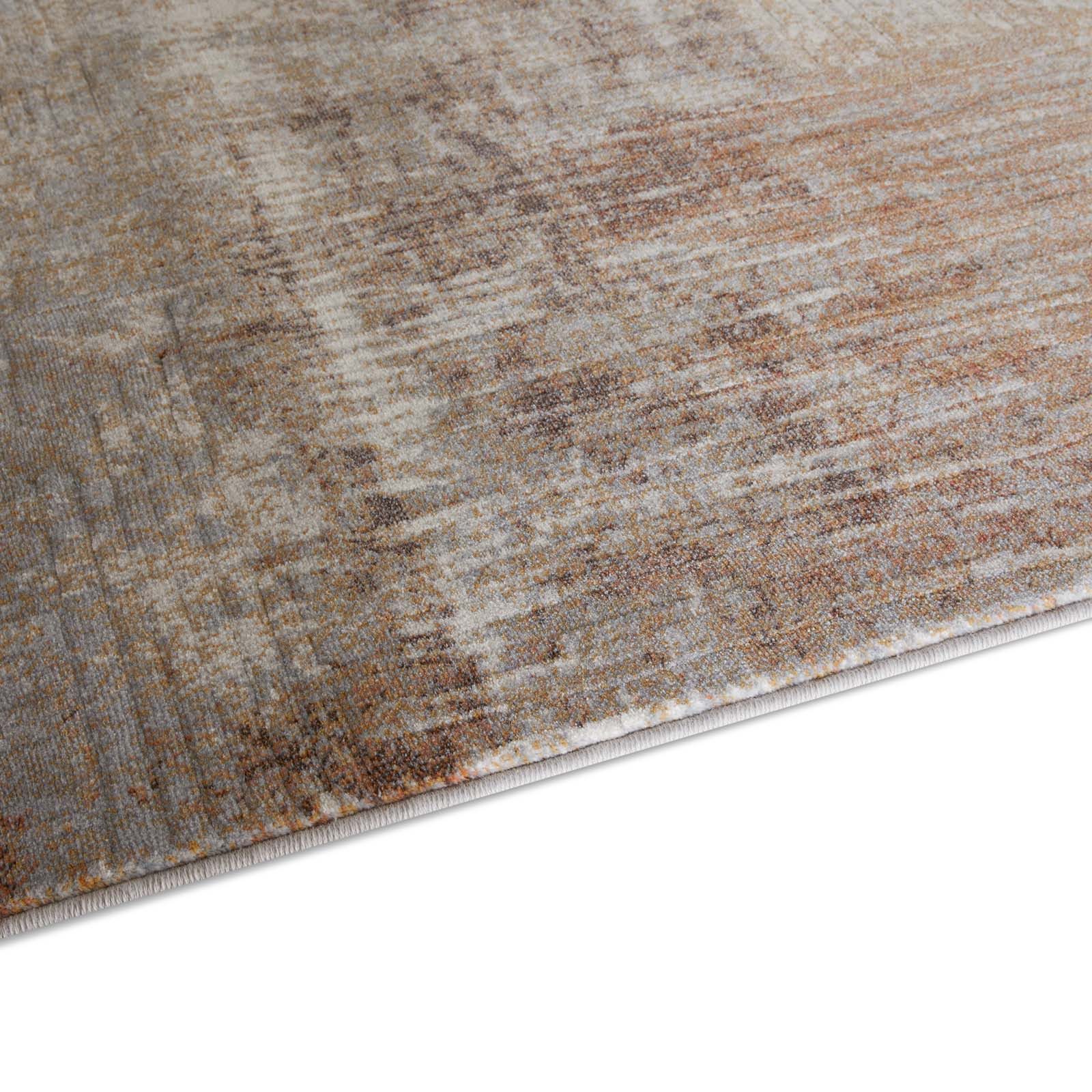 TaraCarpet Teppich Vintageteppich Argo 63393 Vintage, rechteckig, Höhe: 14 mm, Vintage Design in grün und terracotta Töne schwere Qualität 240x300