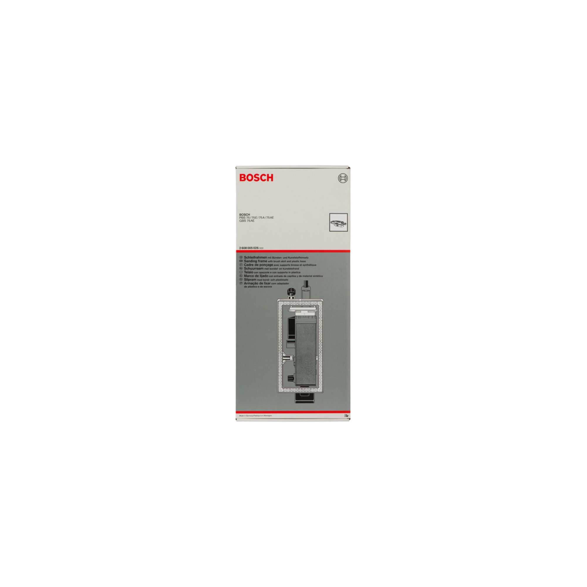 Bosch Professional Schleifpapier Bosch Schleifrahmen für PBS 75 A/AE GBS 75 A/AE