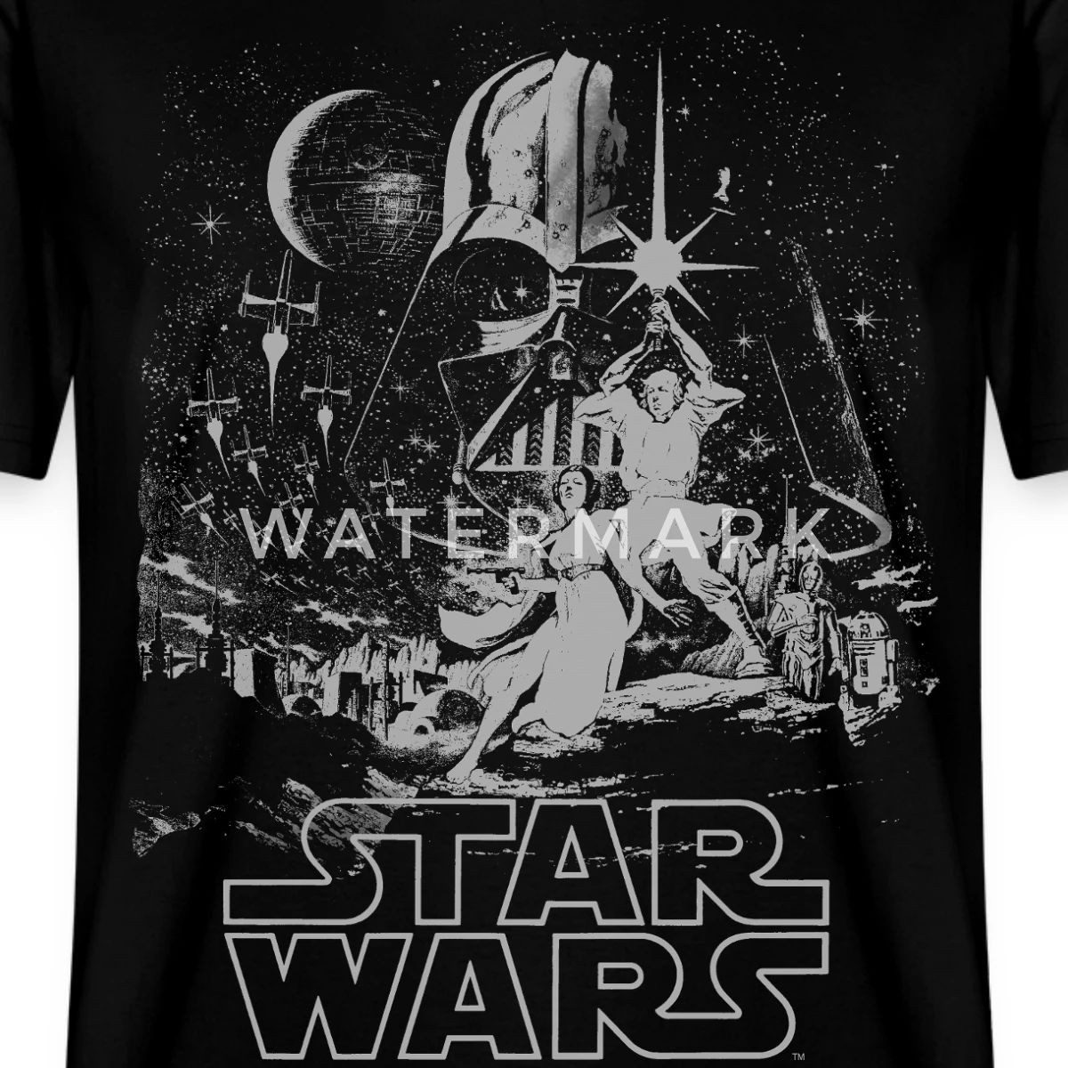 Spreadshirt T-Shirt Star Wars Galaxie Darth Vader Retro Relaxed Fit Unisex T-Shirt (1-tlg)