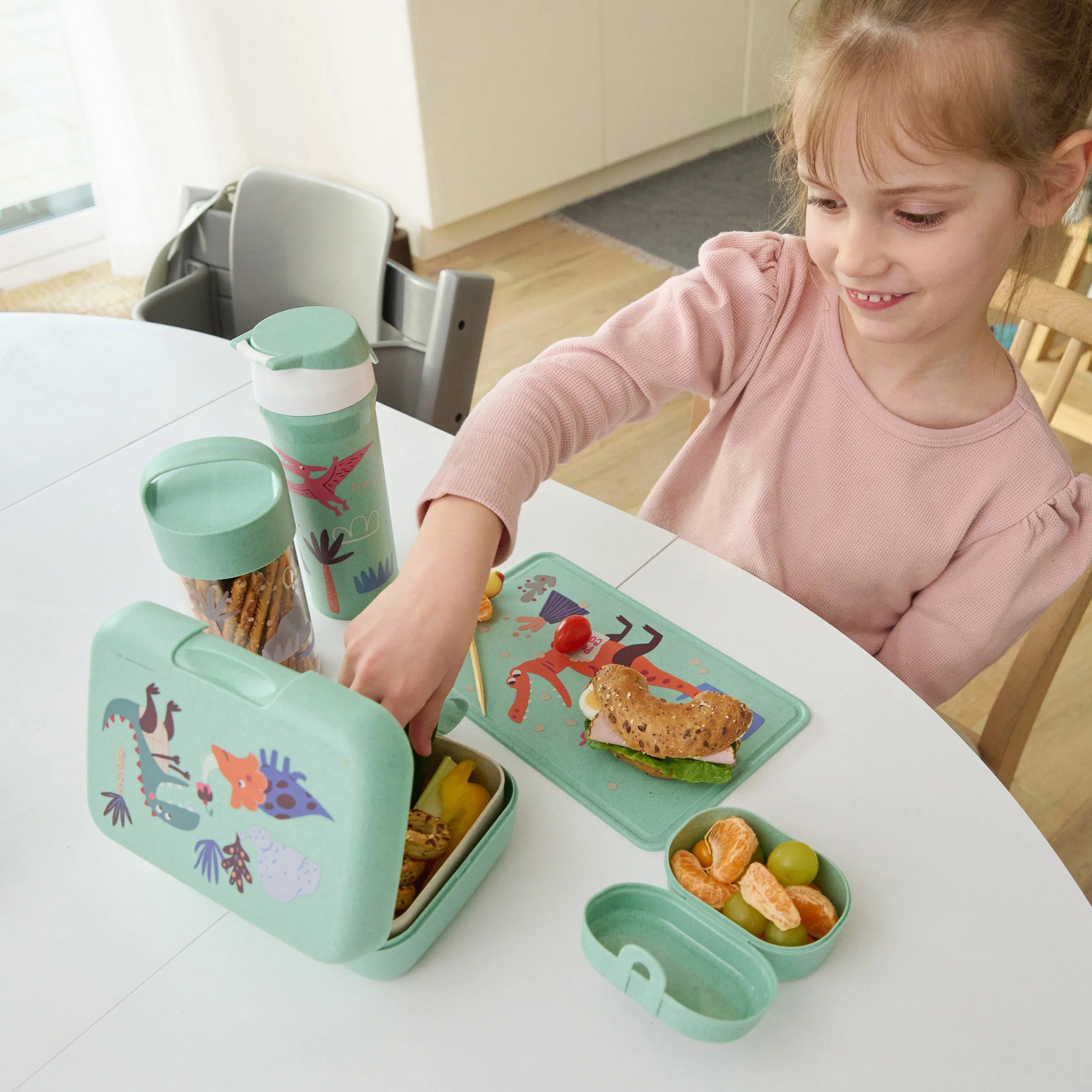 KOZIOL Lunchbox Snackbox für Kinder PASCAL MINI DREAMS, KOZIOL, Kunststoff, (einzeln, einzeln)