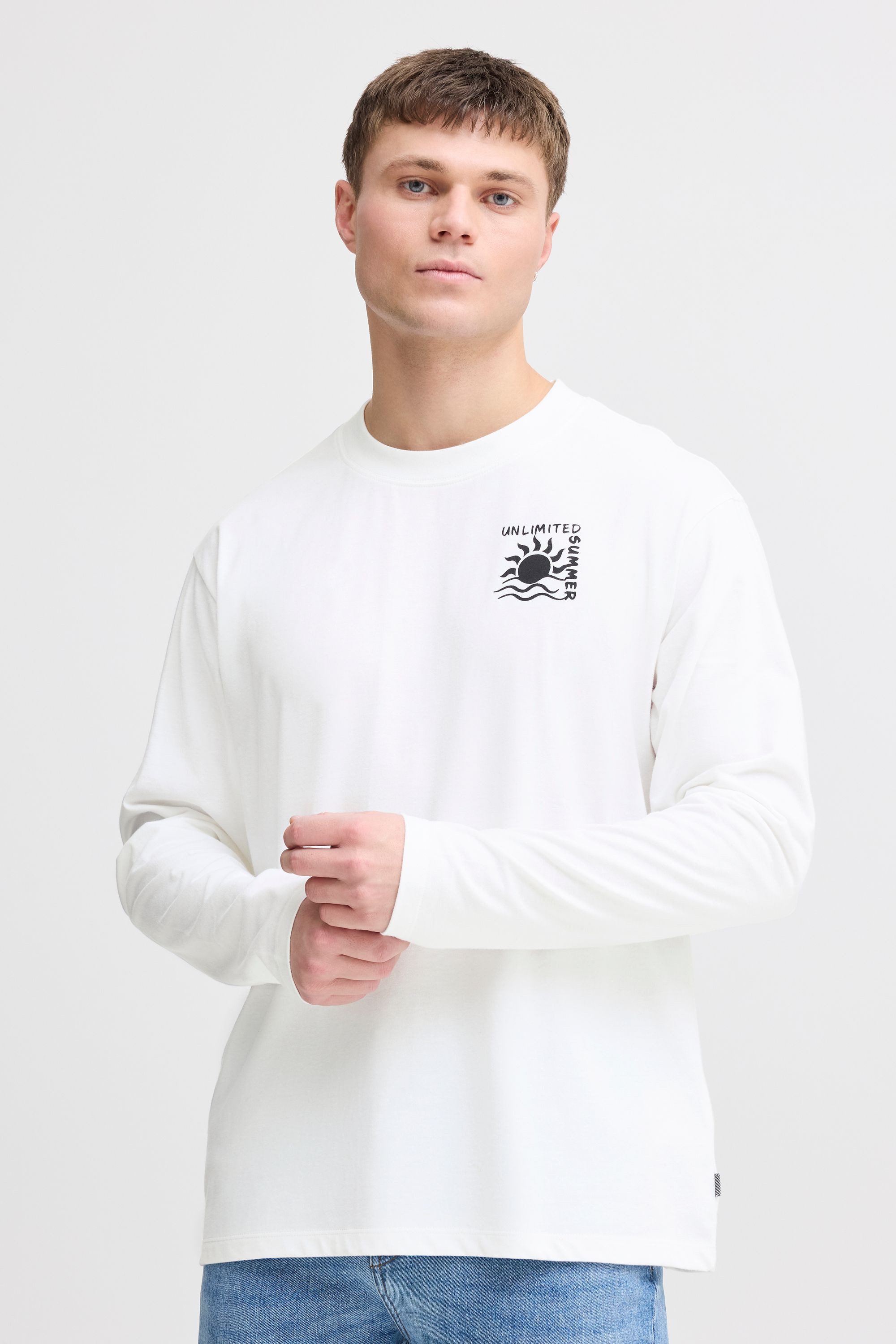 !Solid Langarmshirt SDODANI Stilvolles Langarmshirt