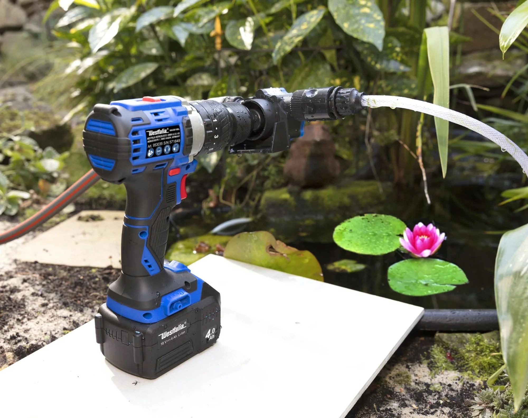 Westfalia Werkzeug Schmutzwasserpumpe Vorsatzpumpe VP1