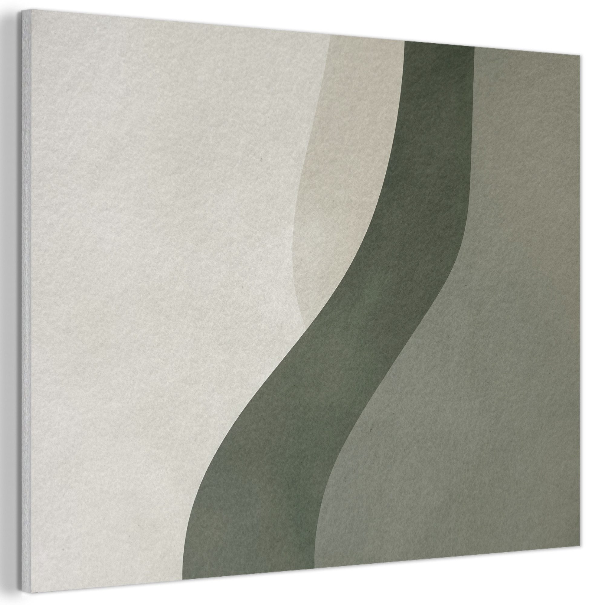 MuchoWow Gemälde Japandi - Grün - Abstrakt - Modern, Fotodruck (1 St), Akus günstig online kaufen