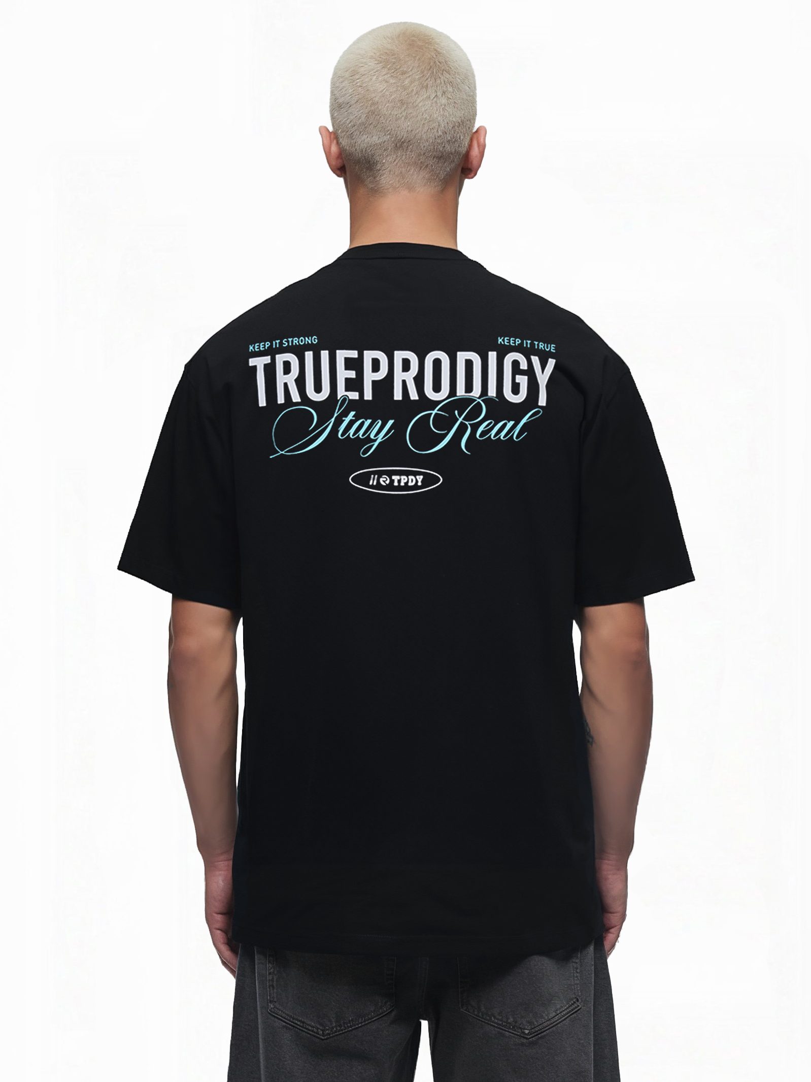 trueprodigy Oversize-Shirt Lou Logoprint Rundhals dicker günstig online kaufen