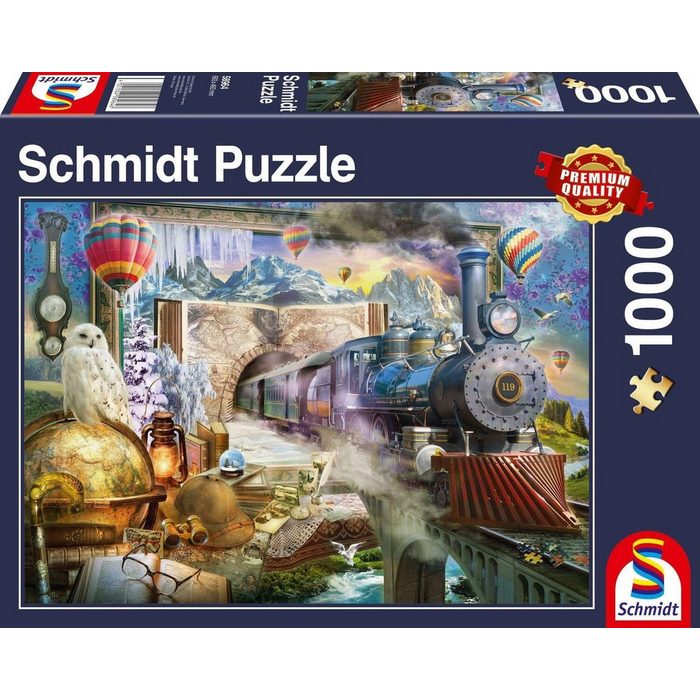 Schmidt Spiele Puzzle Magische Reise Puzzle 1.000 Teile Puzzleteile