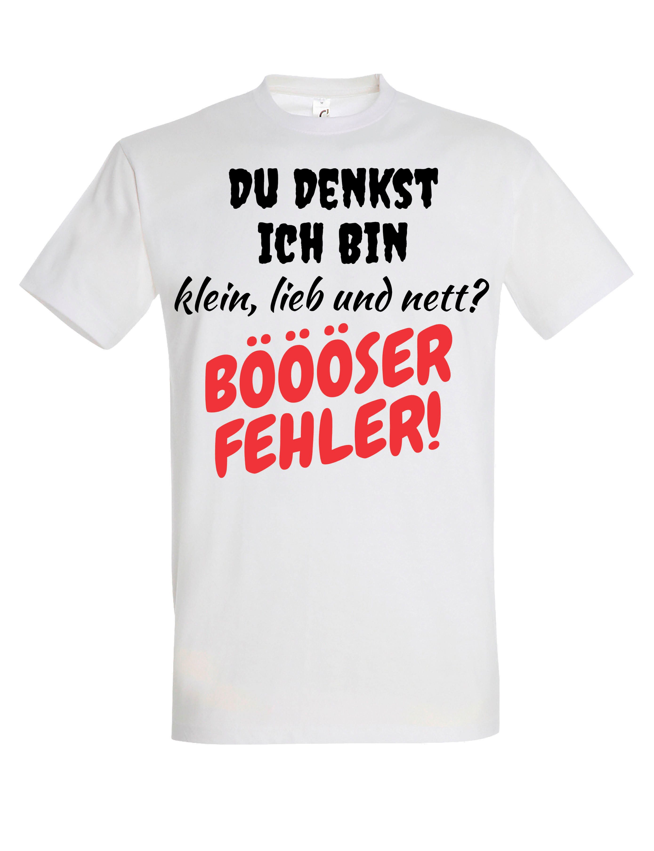 T-Shirt "Böser Fehrler" Herren T-Shirt mit humorvollen Lustigen Print
