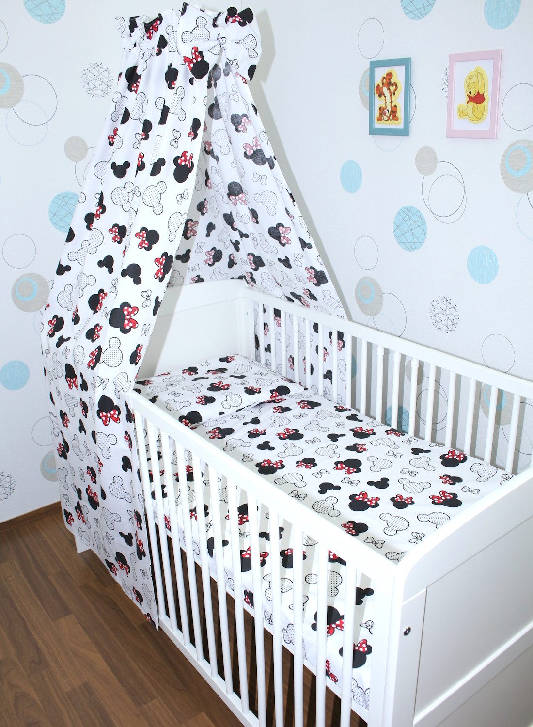 Babybettwäsche Bettset mit Bettwäsche Vollstoff Himmel Baby Kinder
