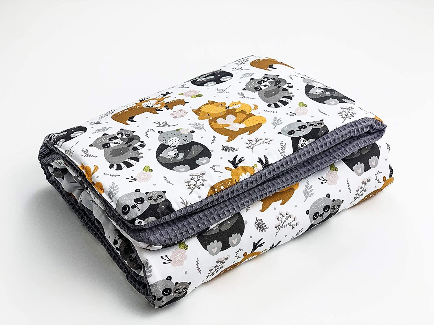 Babydecke BABYDECKE Kuscheldecke 100% Baumwolle, Krabbeldecke, ganzjärig, BABEES, sehr weich und kuschelig, reine Baumwollen, Waffelstoff