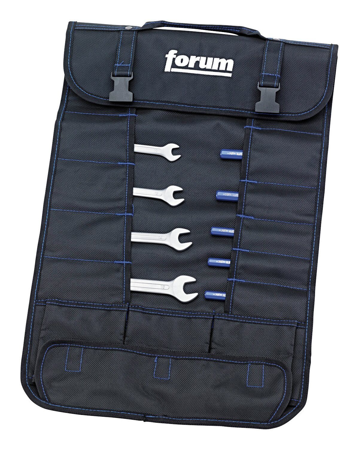forum® Werkzeugtasche, Werkzeug-Rolltasche 21 Fächer, 3 Taschen