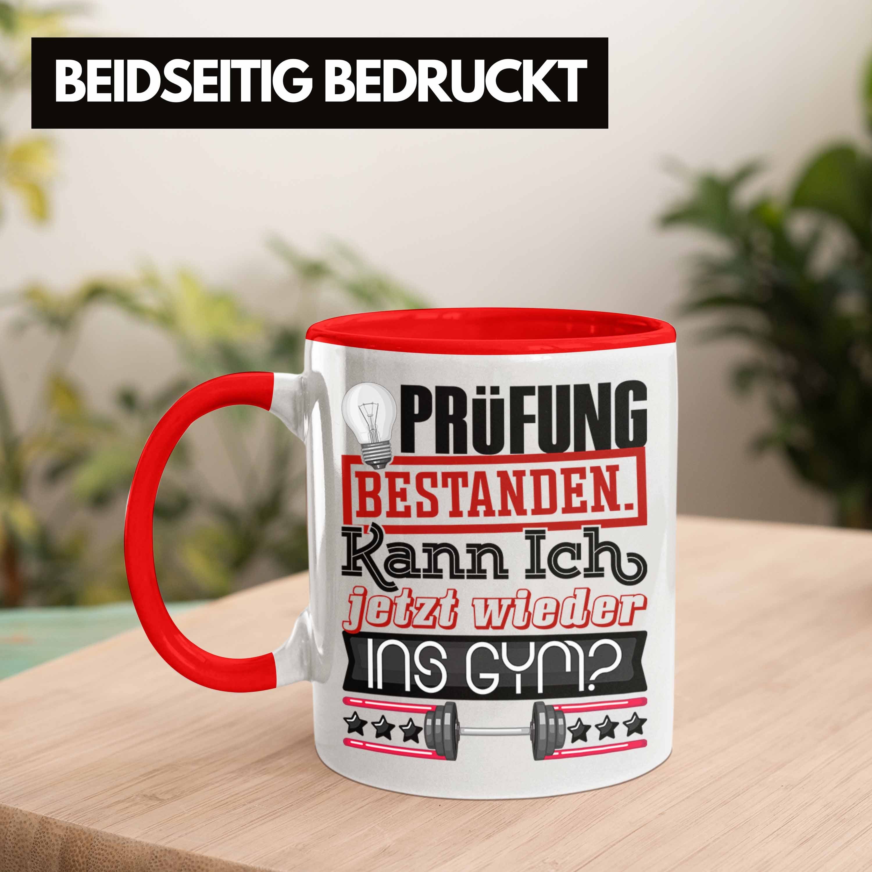 Tasse Studium Rot Master Geschenk Prüfung Prüfung Trendation Bachelor Bestanden Tasse Besta