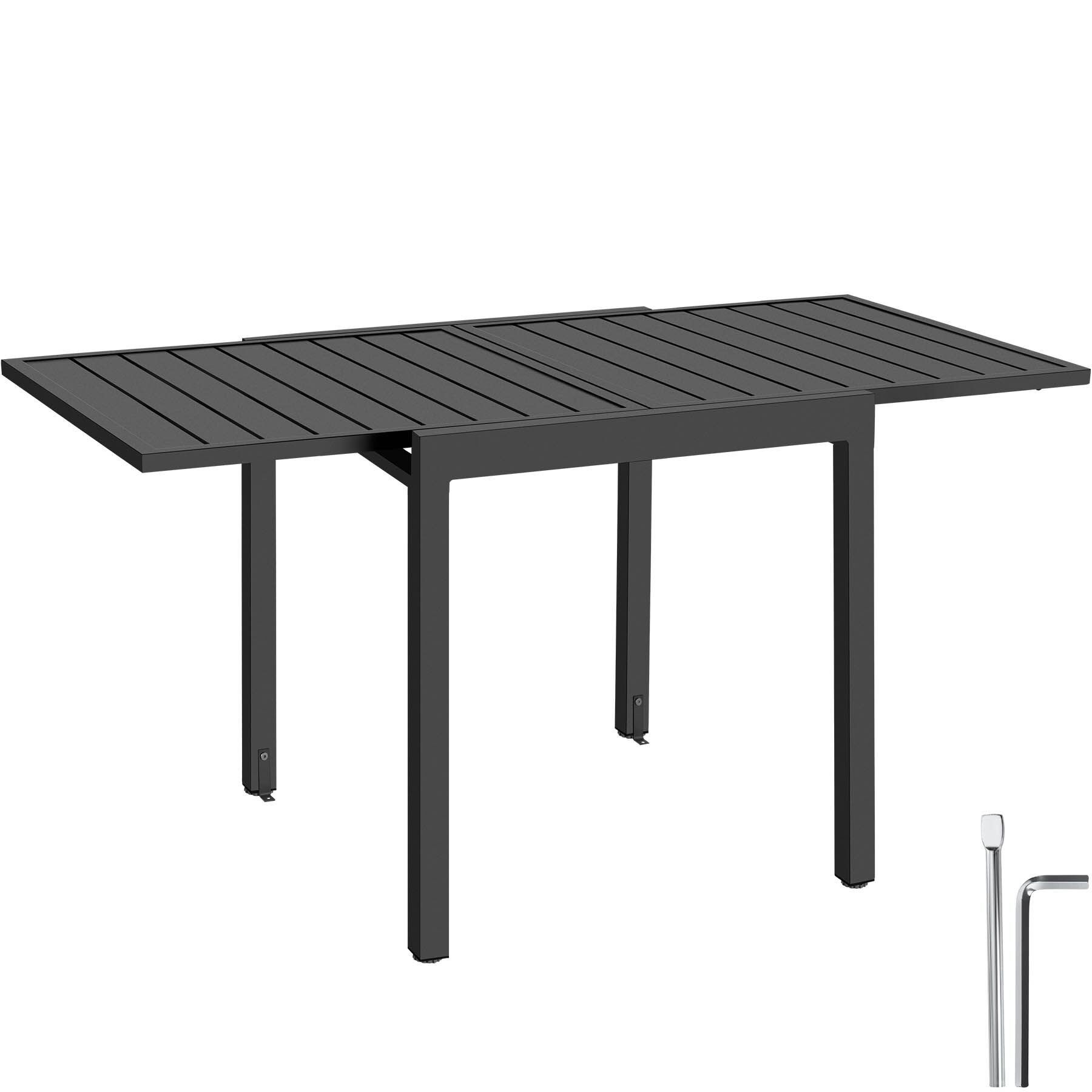 tectake Gartentisch Aluminium Gartentisch Campos (1-St)