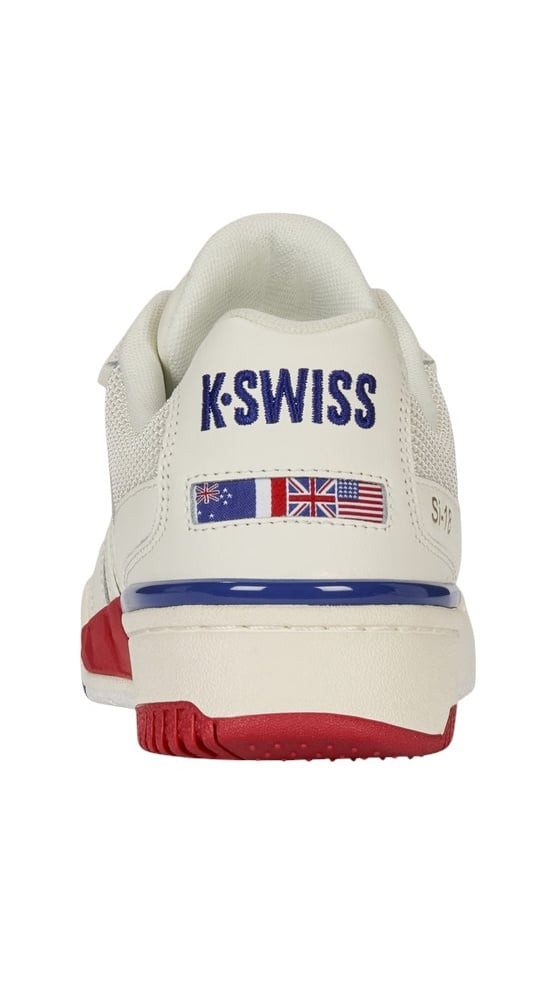 K-Swiss Si-18 Rival (Leder) cremeweiss/navy/rot Herren Sneaker – Bild 5 von 5