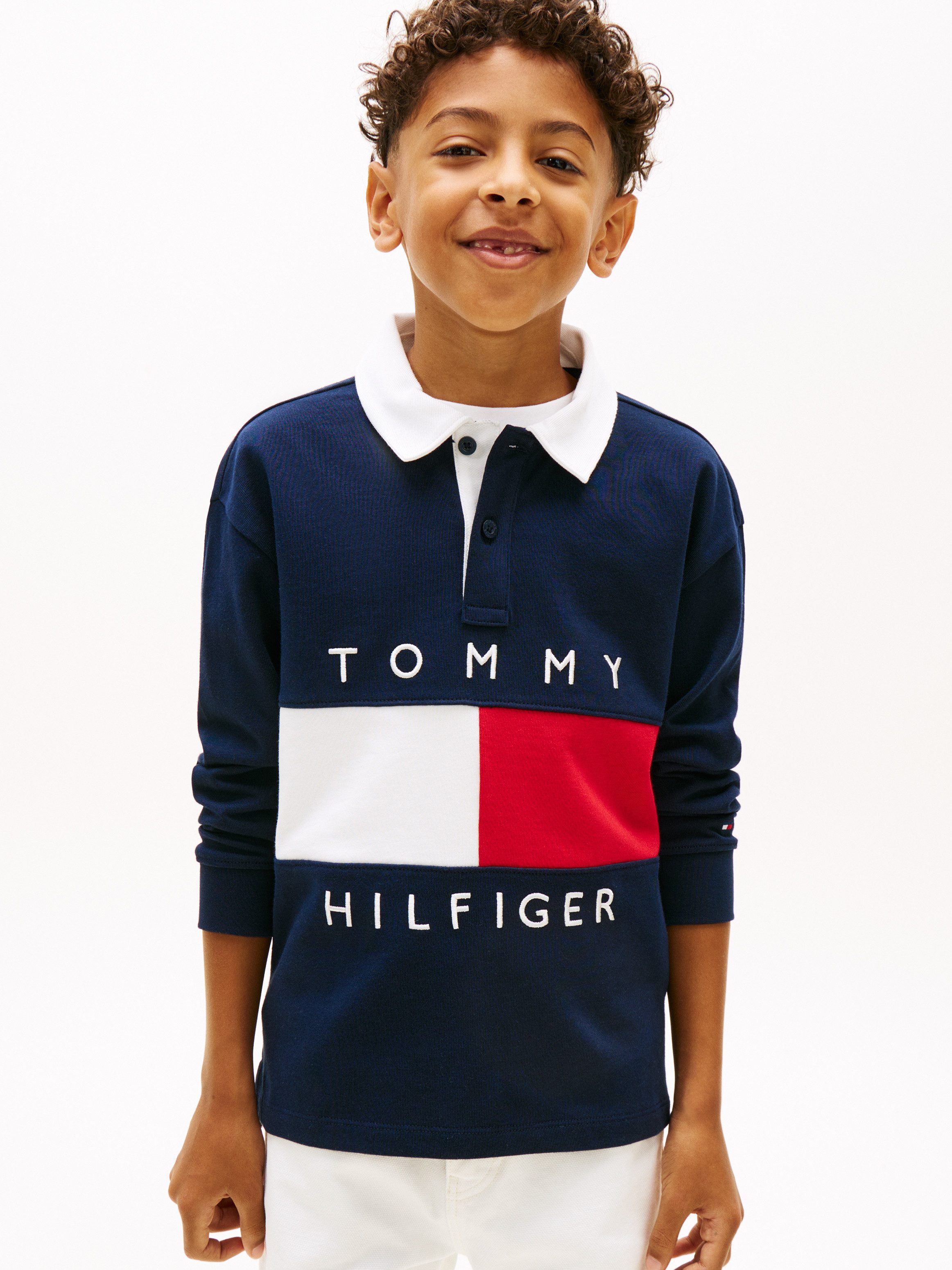 Tommy Hilfiger Poloshirt Kinder bis 16 Jahre, mit Polokragen
