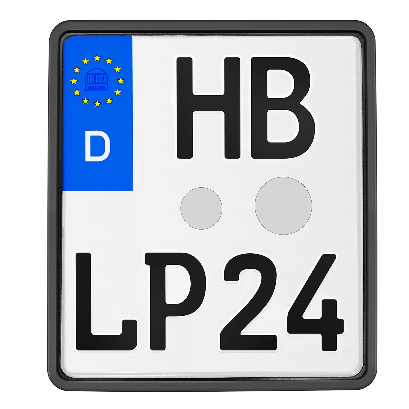 L & P Car Design Kennzeichenhalter für Motorrad 180x200 mm Nummernschildhalter Kennzeichenhalterung, (1 Stück)