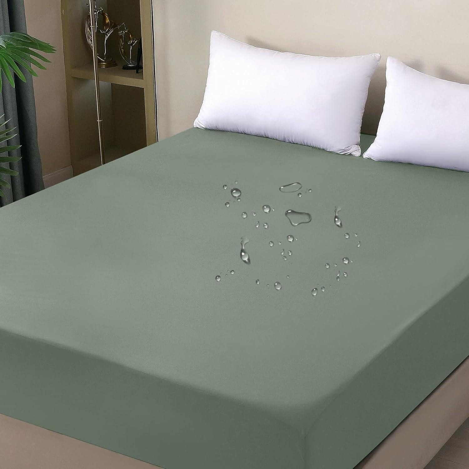 Inkontinenzauflage Matratzenschoner wasserdicht Inkontinenz 160x200cm Grün 160×200cm LuxusKollektion