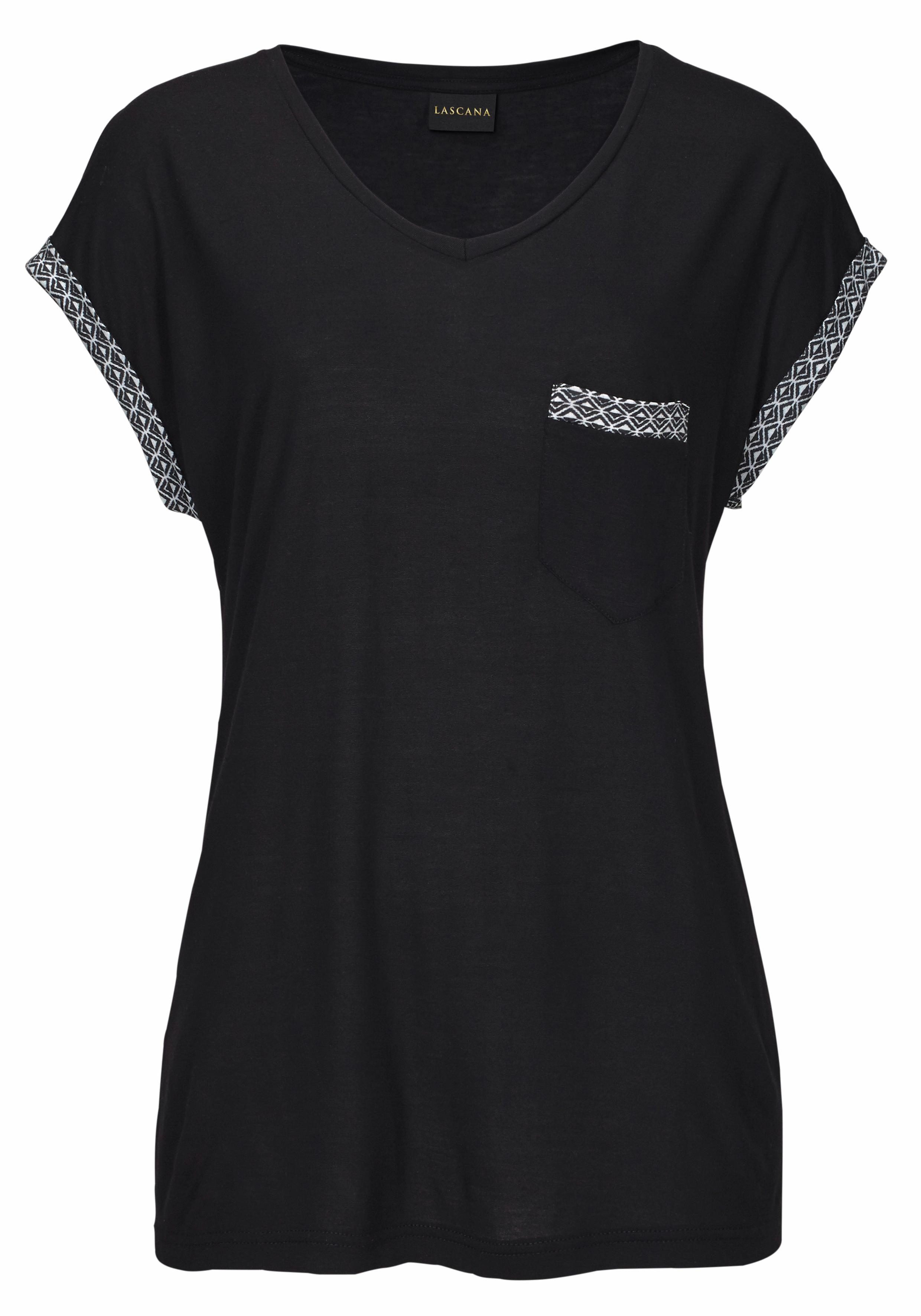 LASCANA Shorty (2 tlg) im Schwarz-Weiß-Design. € 29,99