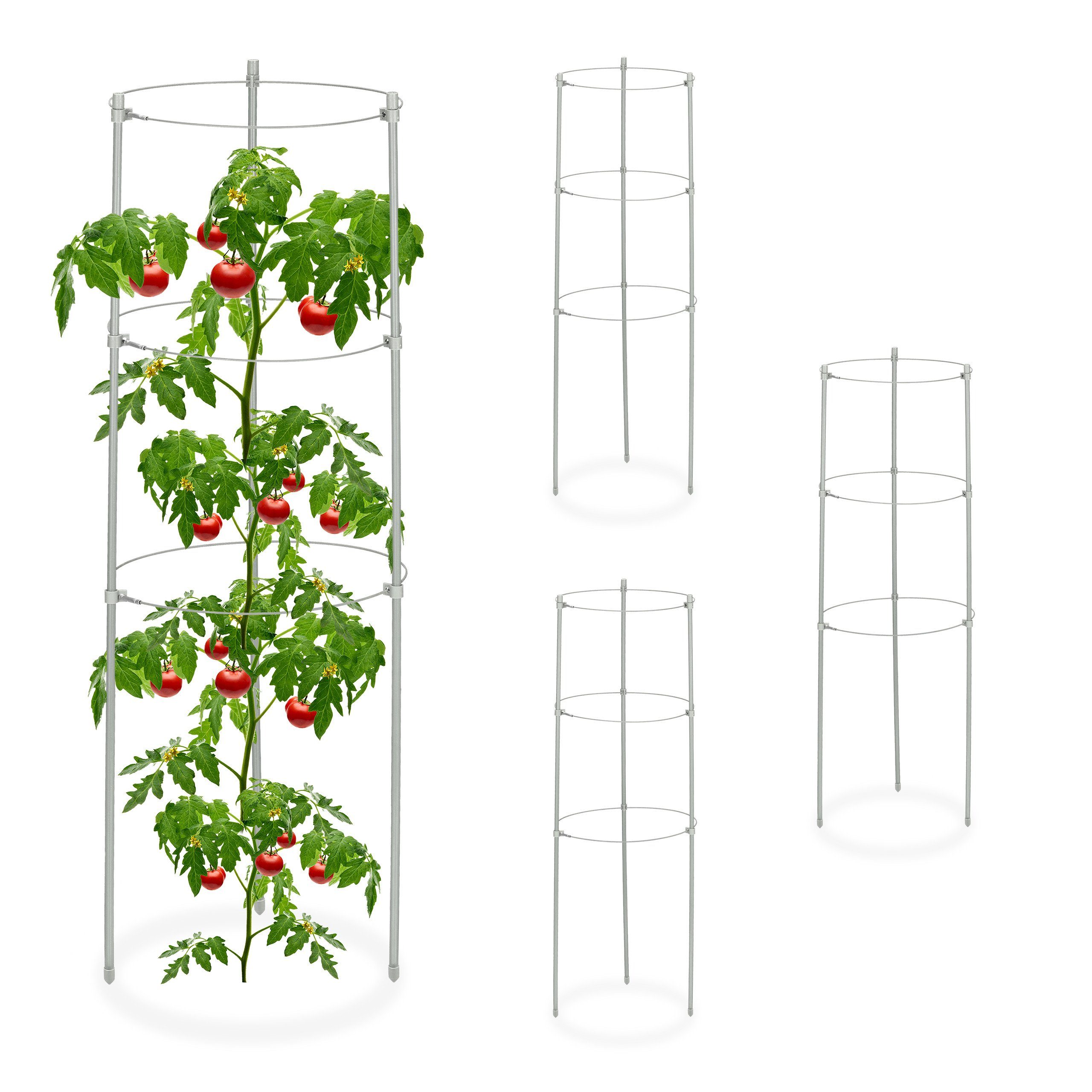 relaxdays Rankhilfe 60 cm 4er Set, 4 St.