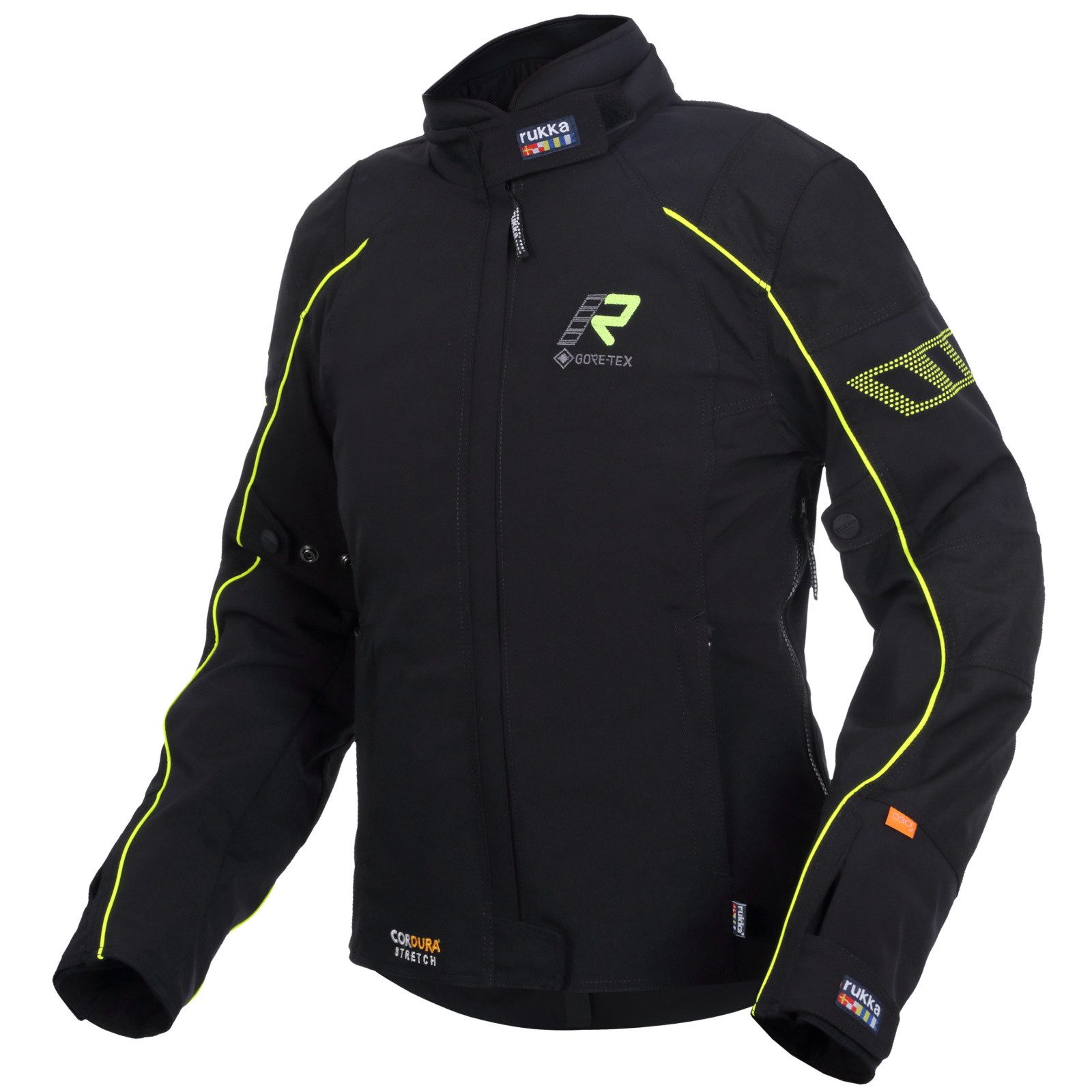 Rukka Motorradjacke Rukka Comforina Jacke schwarz / gelb Damen 34