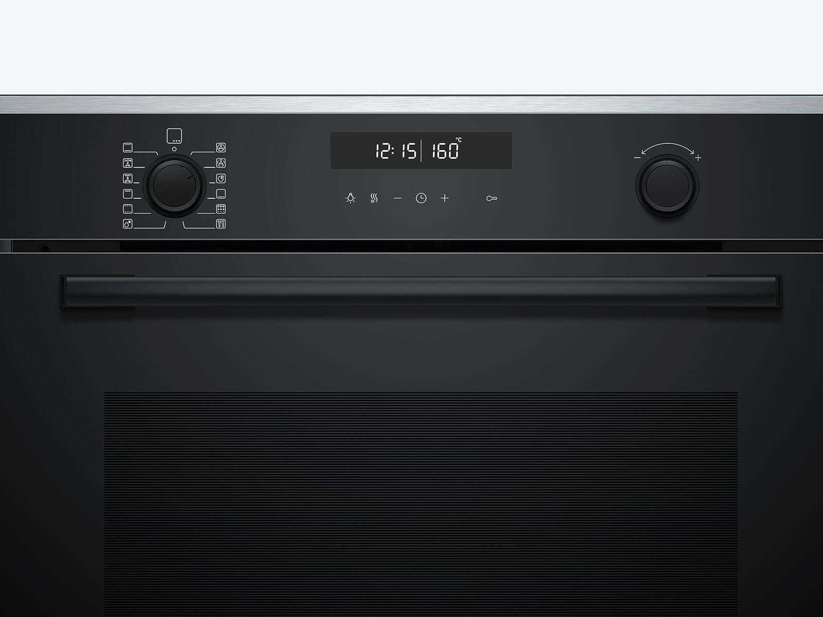 BOSCH Einbaubackofen, mit Teleskopauszug nachrüstbar, Pyrolyse-Selbstreinigung