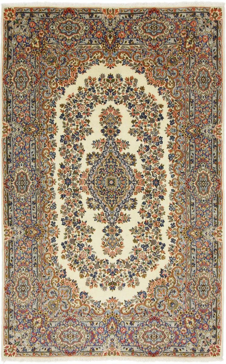Orientteppich Kerman Rafsanjan 153x241 Handgeknüpfter Orientteppich / Perserteppich, Nain Trading, rechteckig, Höhe: 12 mm