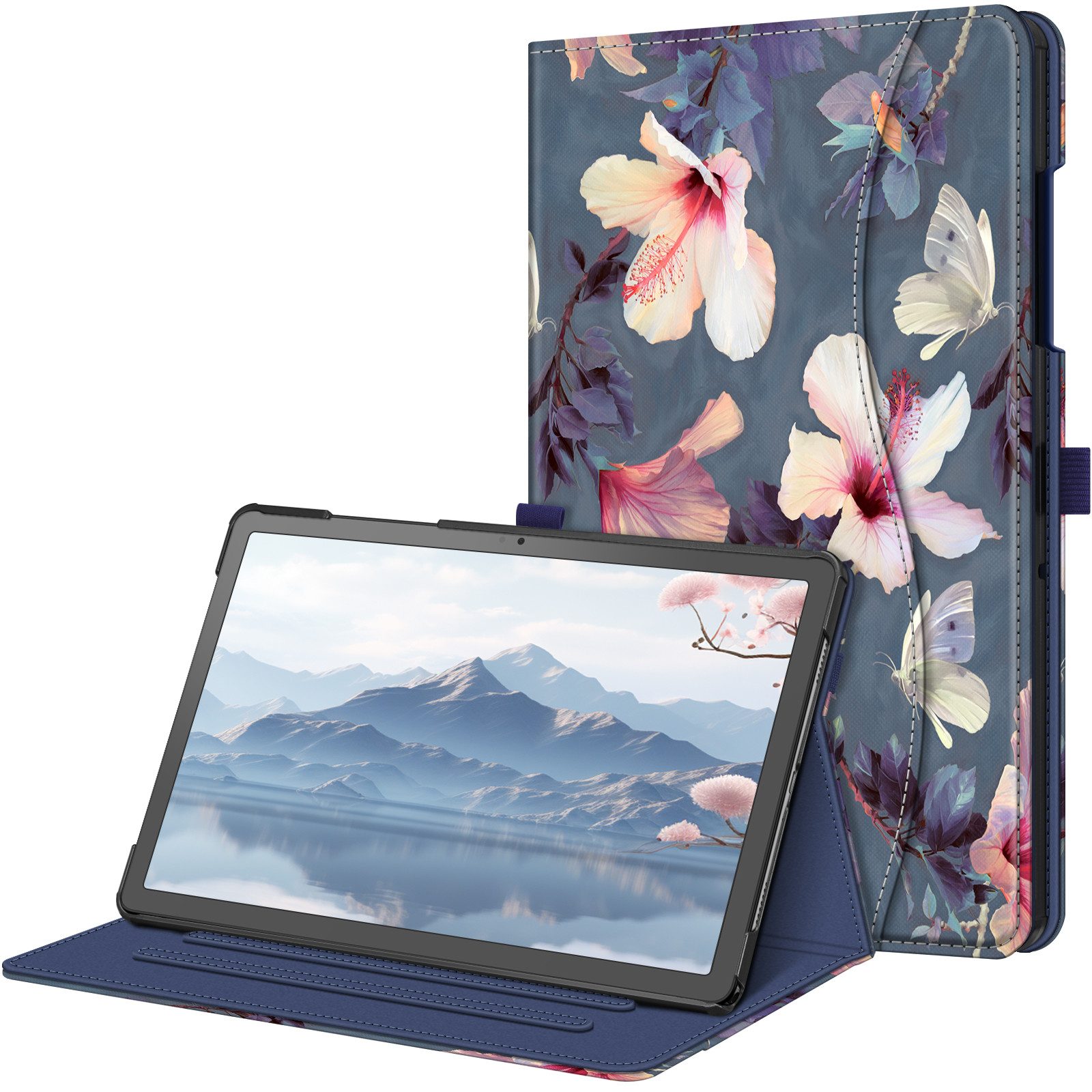 Fintie Tablet-Hülle für Samsung Galaxy Tab A11+ Plus 11" 2025 / Tab A9+ Plus 11 Zoll 2023 11 Zoll, Multi-Winkel Folio Schutzhülle Dokumentenfach