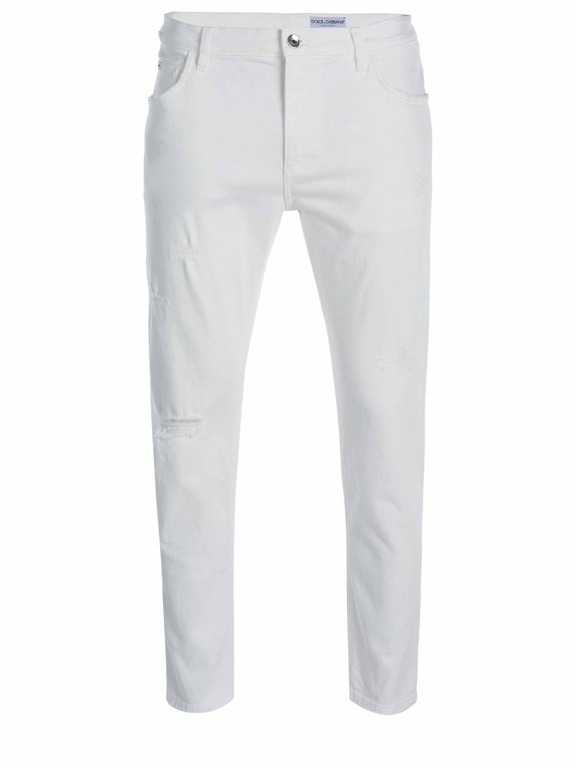 DOLCE & GABBANA 5-Pocket-Jeans Leinenhose für Herren (1-tlg)