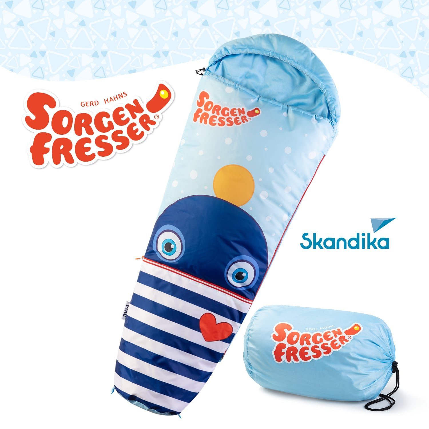 Skandika Kinderschlafsack Sorgenfresser Ping, Mumienschlafsack für günstig online kaufen