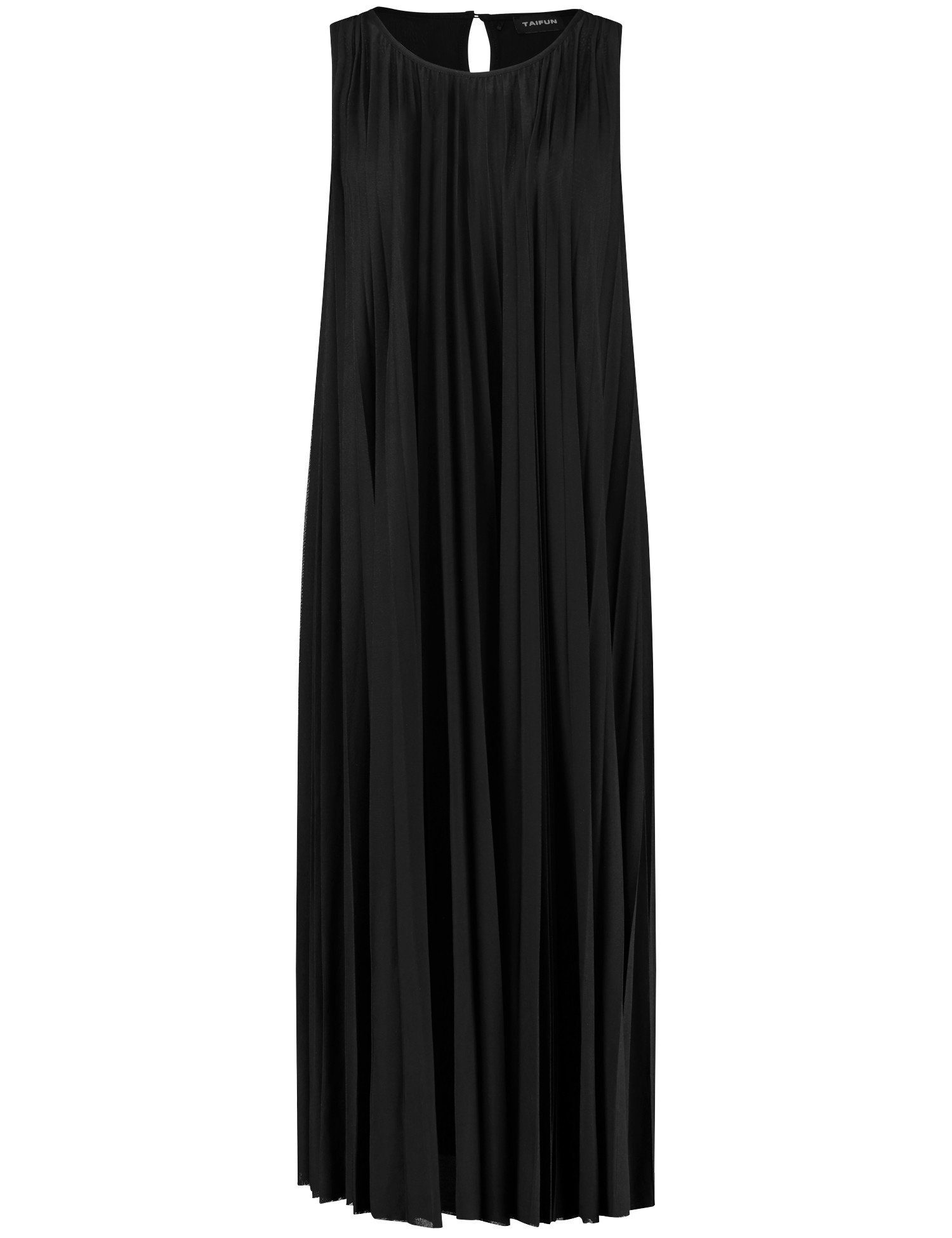 Midikleid Ärmelloses Plisseekleid