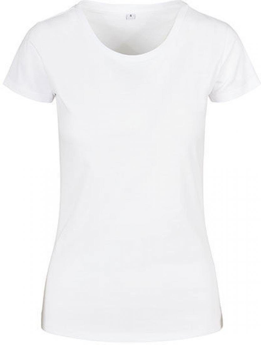 Build Your Brand Rundhalsshirt Ladies´ Basic Tee Kurze, eingesetzte Ärmel günstig online kaufen
