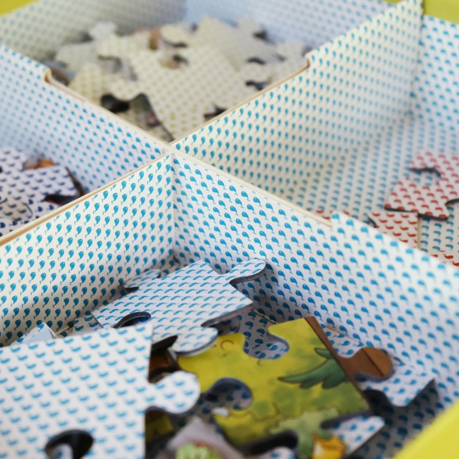 Magellan Puzzle 4 auf einen Streich - Meine Märchenpuzzle-Box mit CD, Puzzleteile