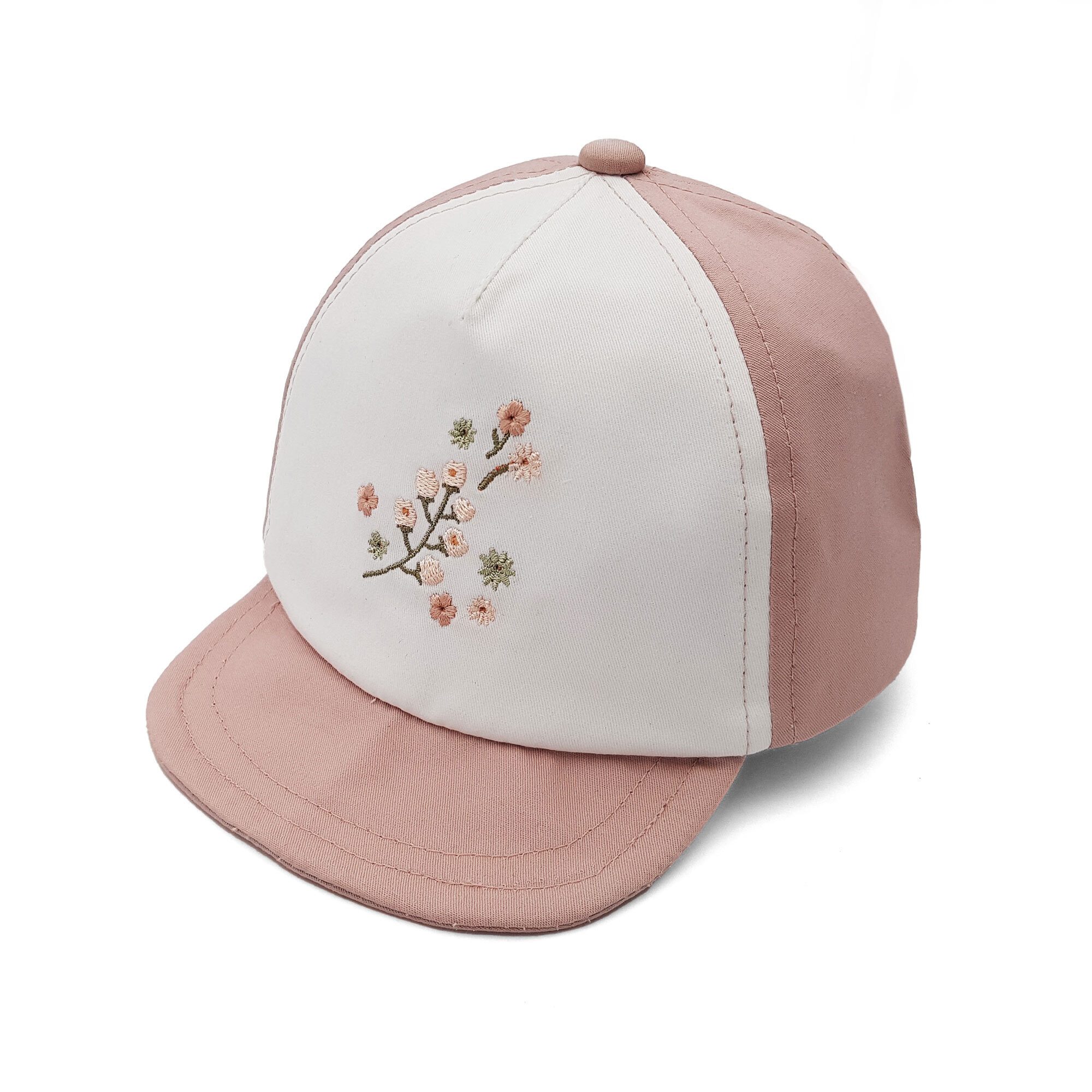 MAXIMO Baseball Cap BABY GIRL-Cap Blume, Stickerei Klettverschluß (1-St)