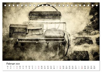 CALVENDO Wandkalender Retro (Tischkalender 2024 DIN A5 quer), CALVENDO Monatskalender