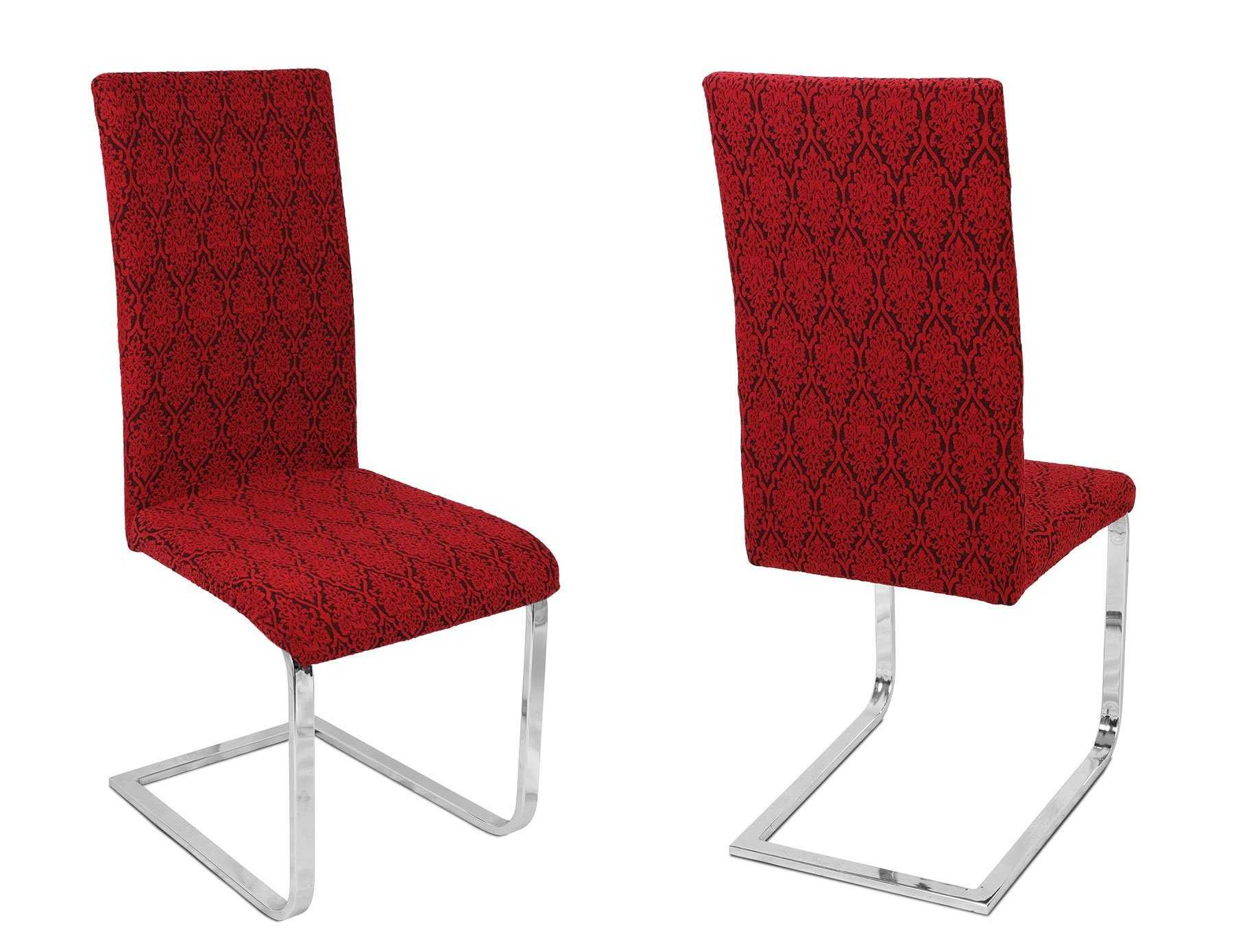 Beautex Stuhlhusse Barock Stretch elastisch perfekte Passform, Relief