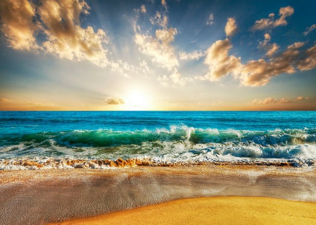 Papermoon Fototapete »Sunset Beach Thailand«, glatt-Otto