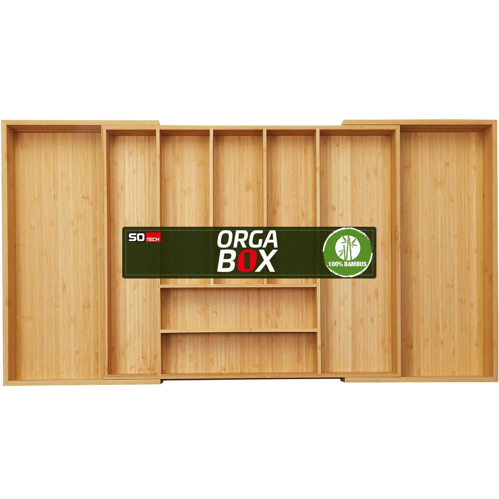 SO-TECH® Besteckeinsatz ORGA-BOX® III Universal Bambus günstig online kaufen