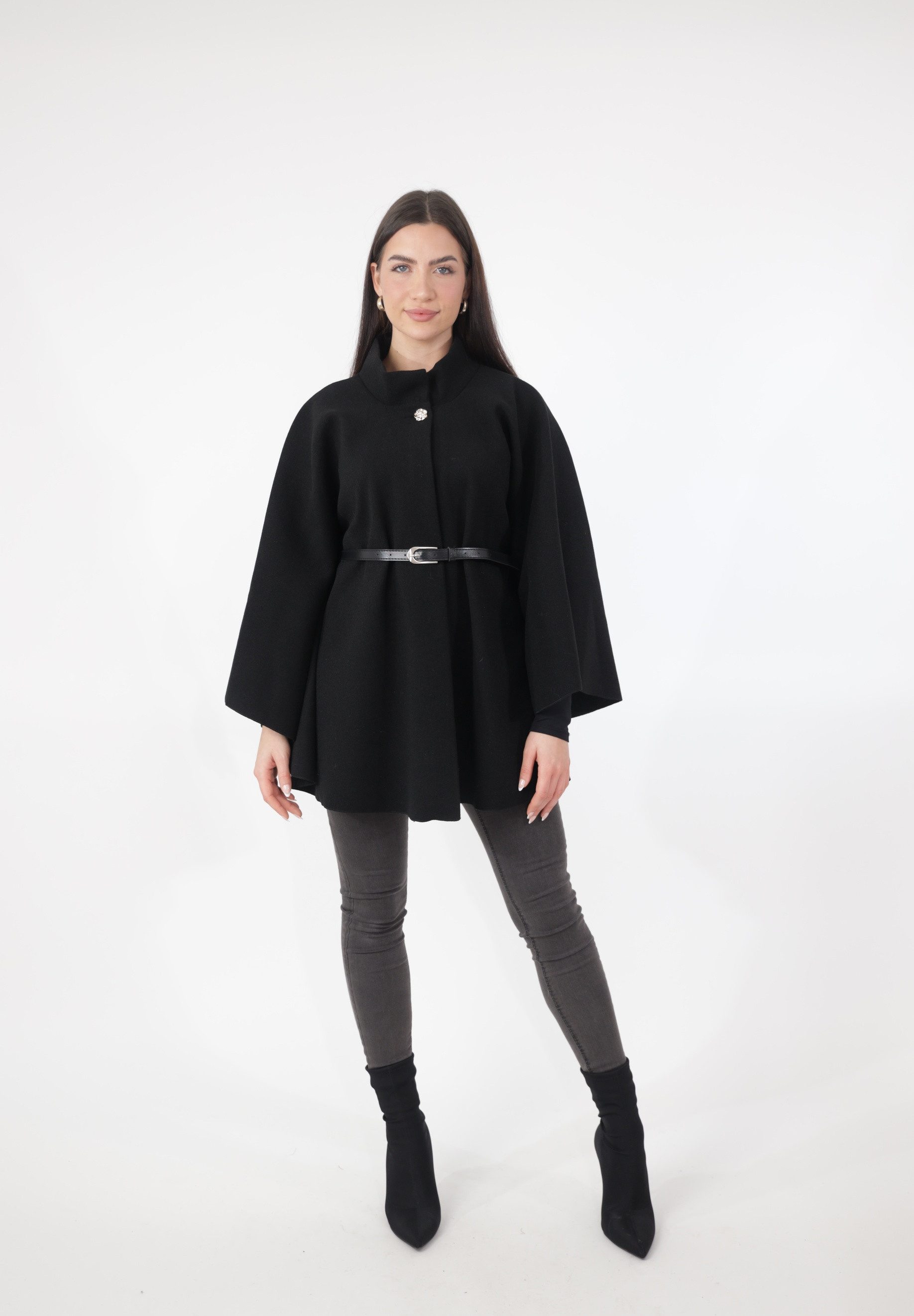 Elara Poncho Jacke
