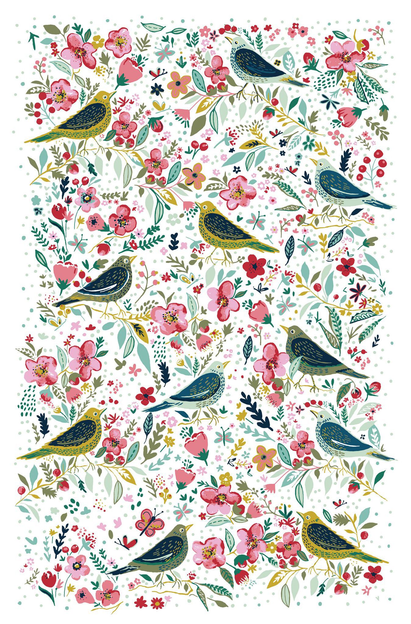 Ulster Weavers Geschirrtuch Dawn Chorus, (Set, günstig online kaufen