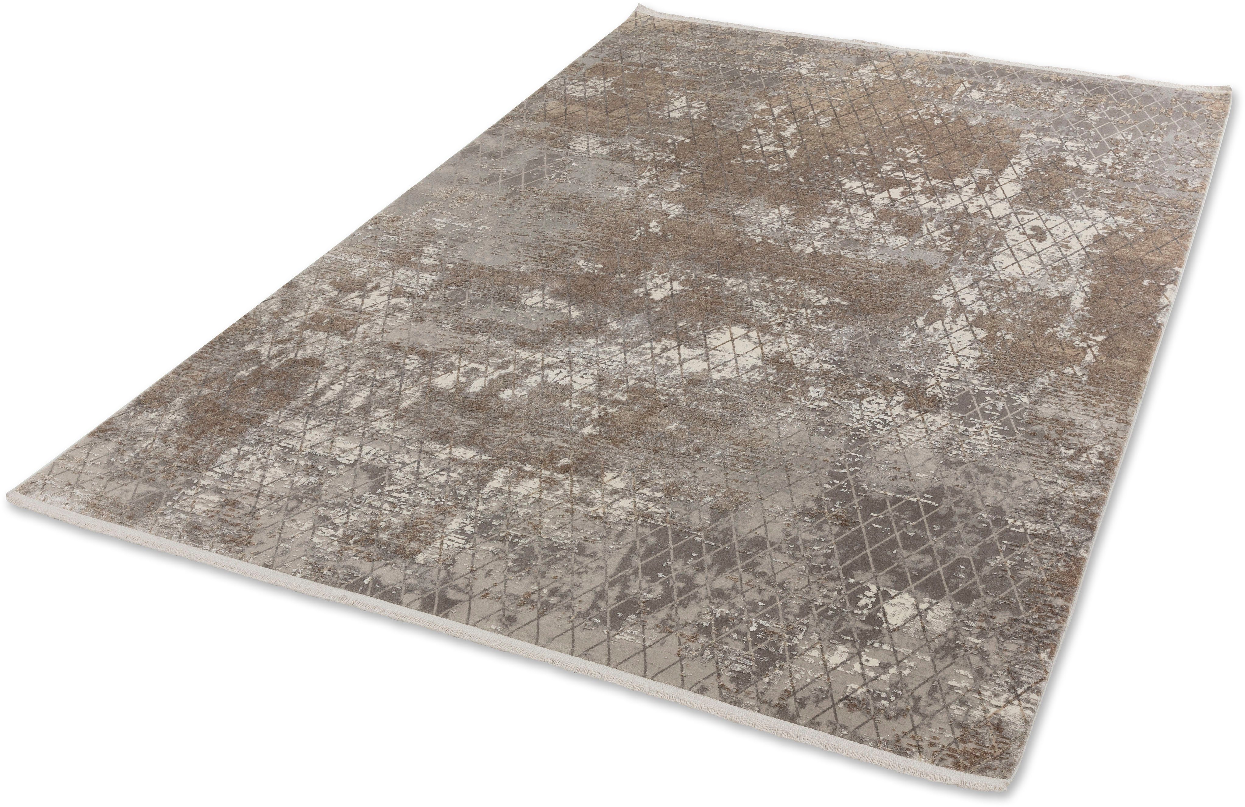 SCHÖNER WOHNEN-Kollektion Teppich Vision 212, rechteckig, Höhe: 7 mm, Viskoseteppich mit Glanz, Wohnzimmer