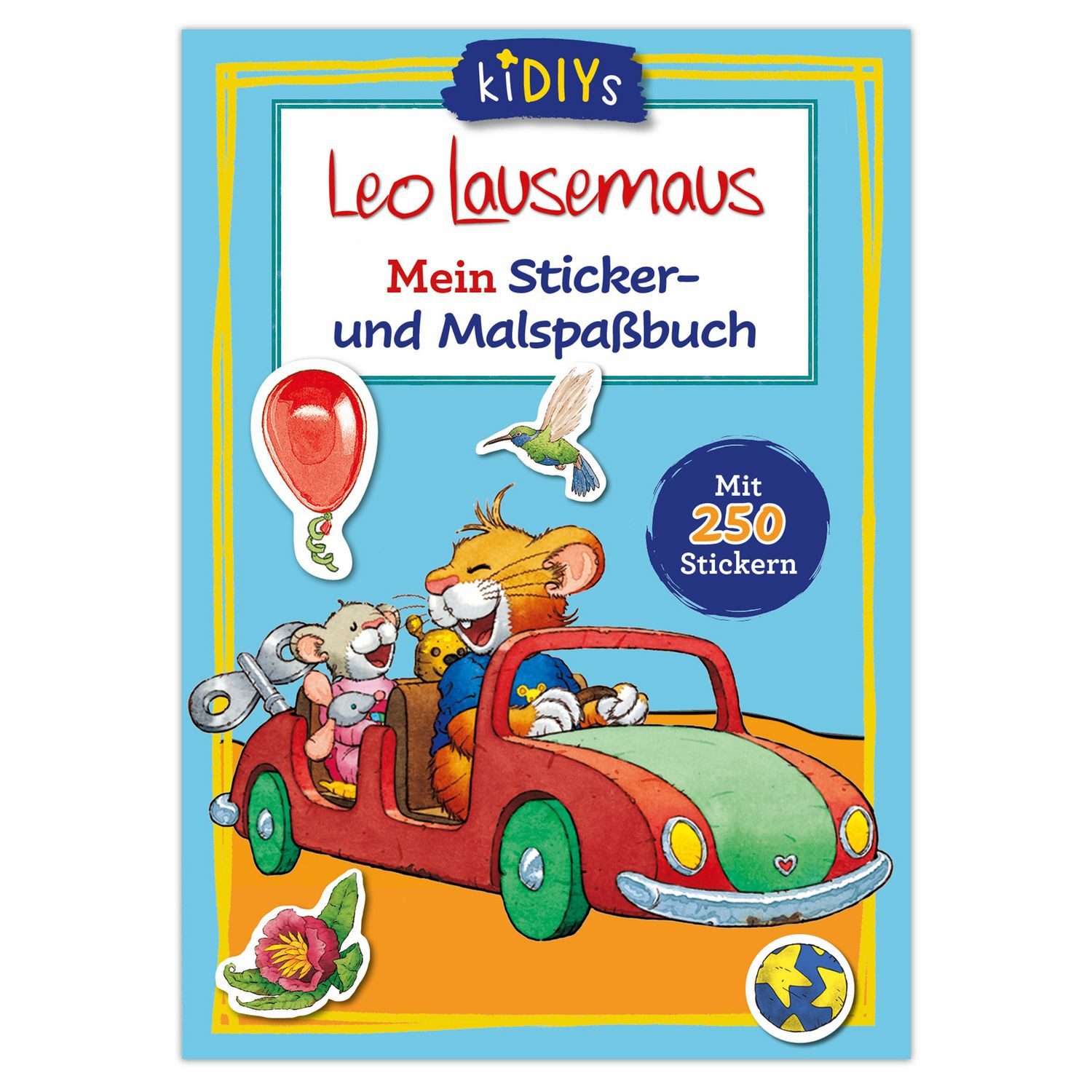 Leo Lausemaus Mein Sticker- und Malspaßbuch mit 250 Stickern / diverse
