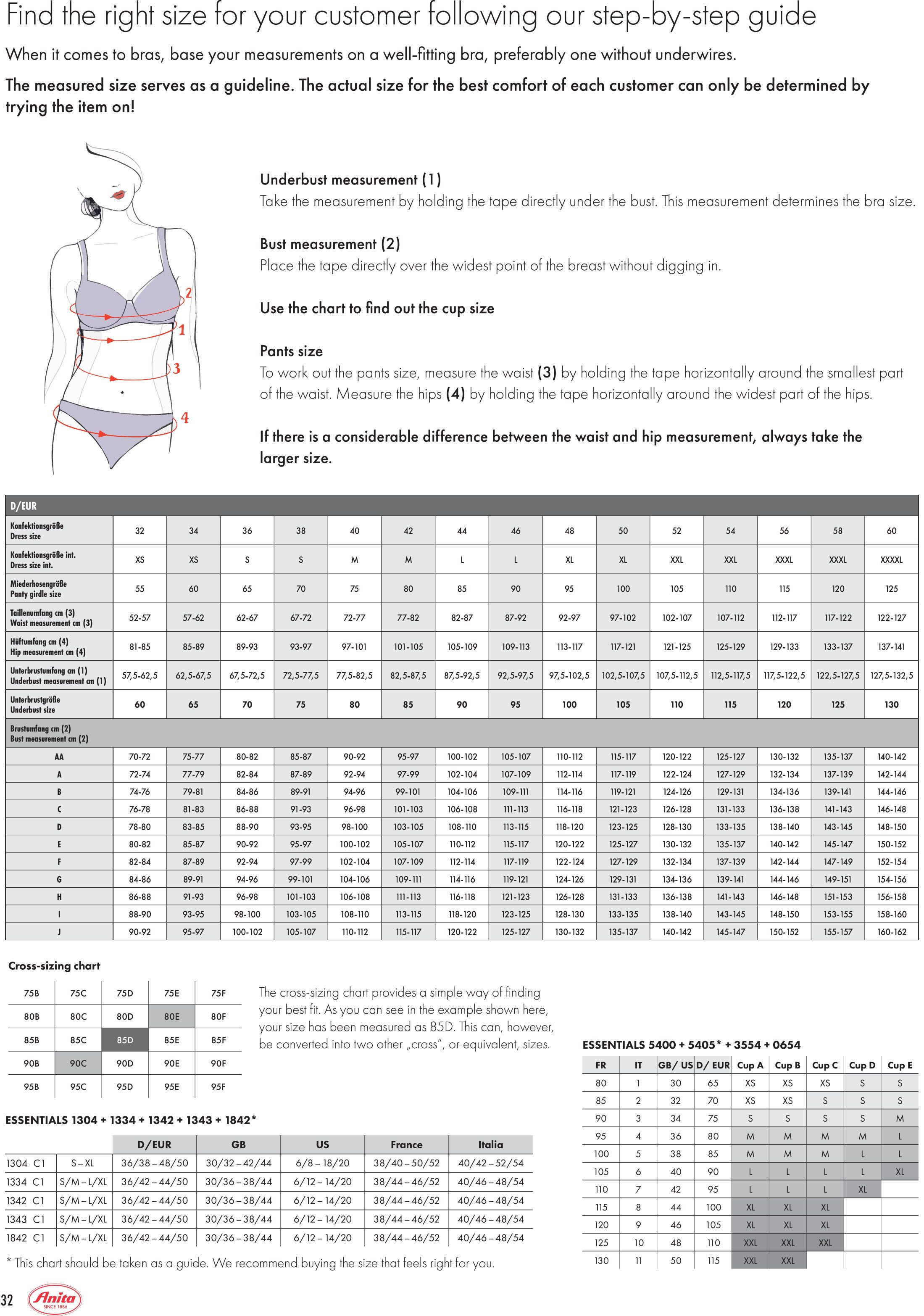 Anita since 1886 Entlastungs-BH Havanna Komfortträger, mit Spitze, Zierschleife, breite Träger, ohne Bügel